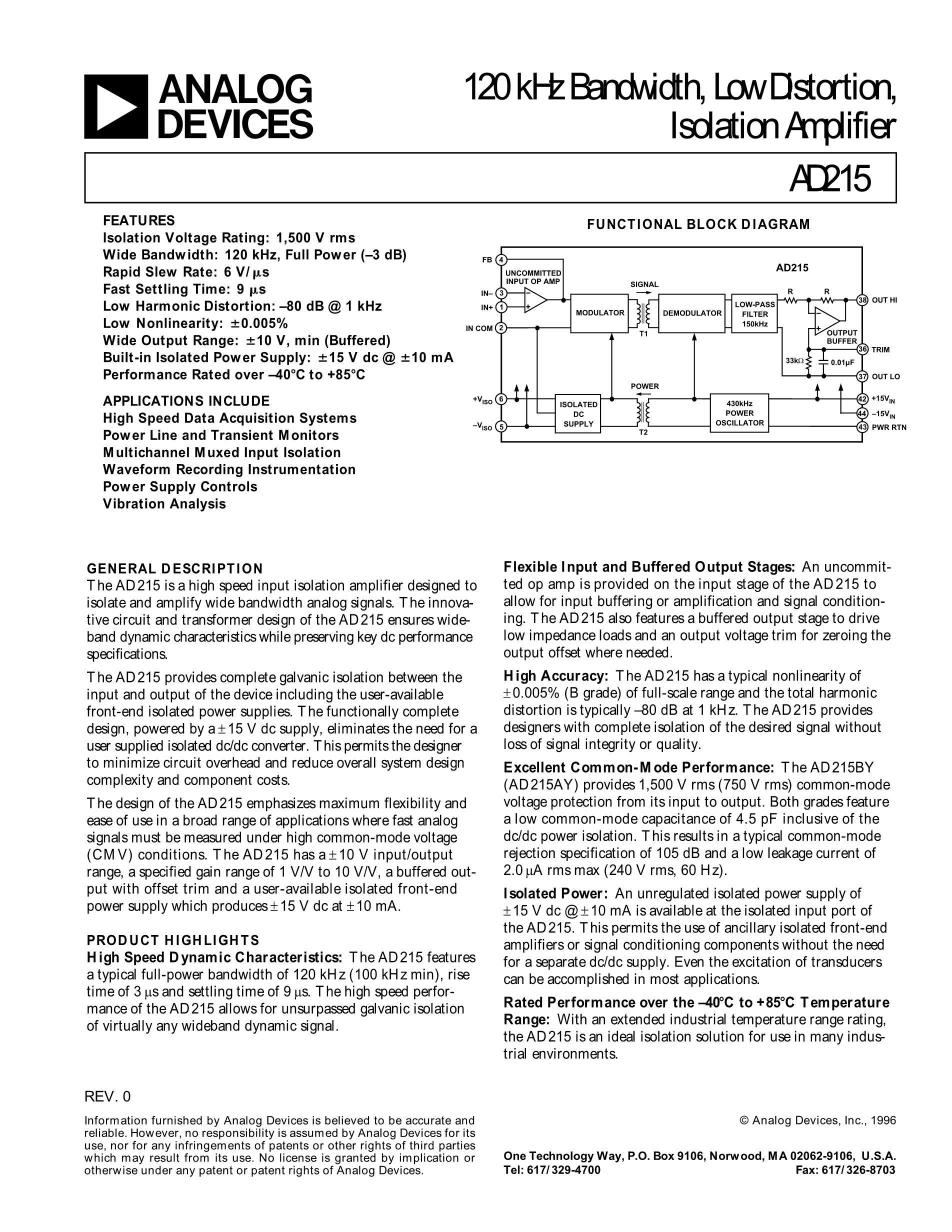 AD2101-KP50's pdf picture 1