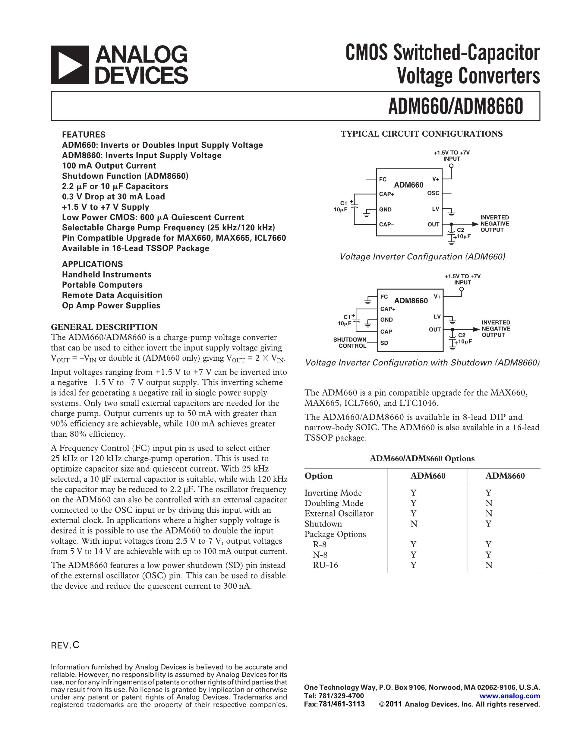 ADM660ARZ's pdf picture 1