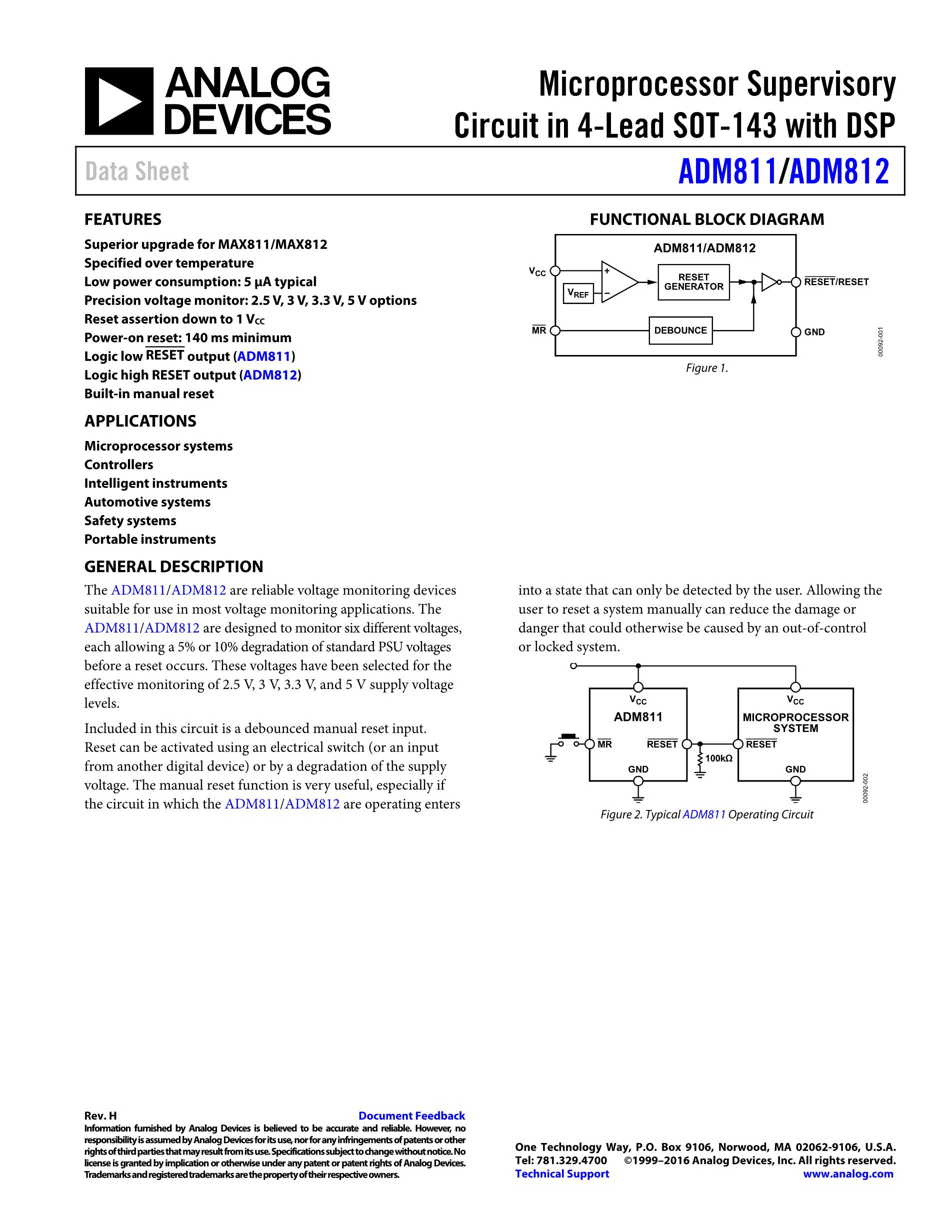 ADM811TARTZ-REEL7's pdf picture 1