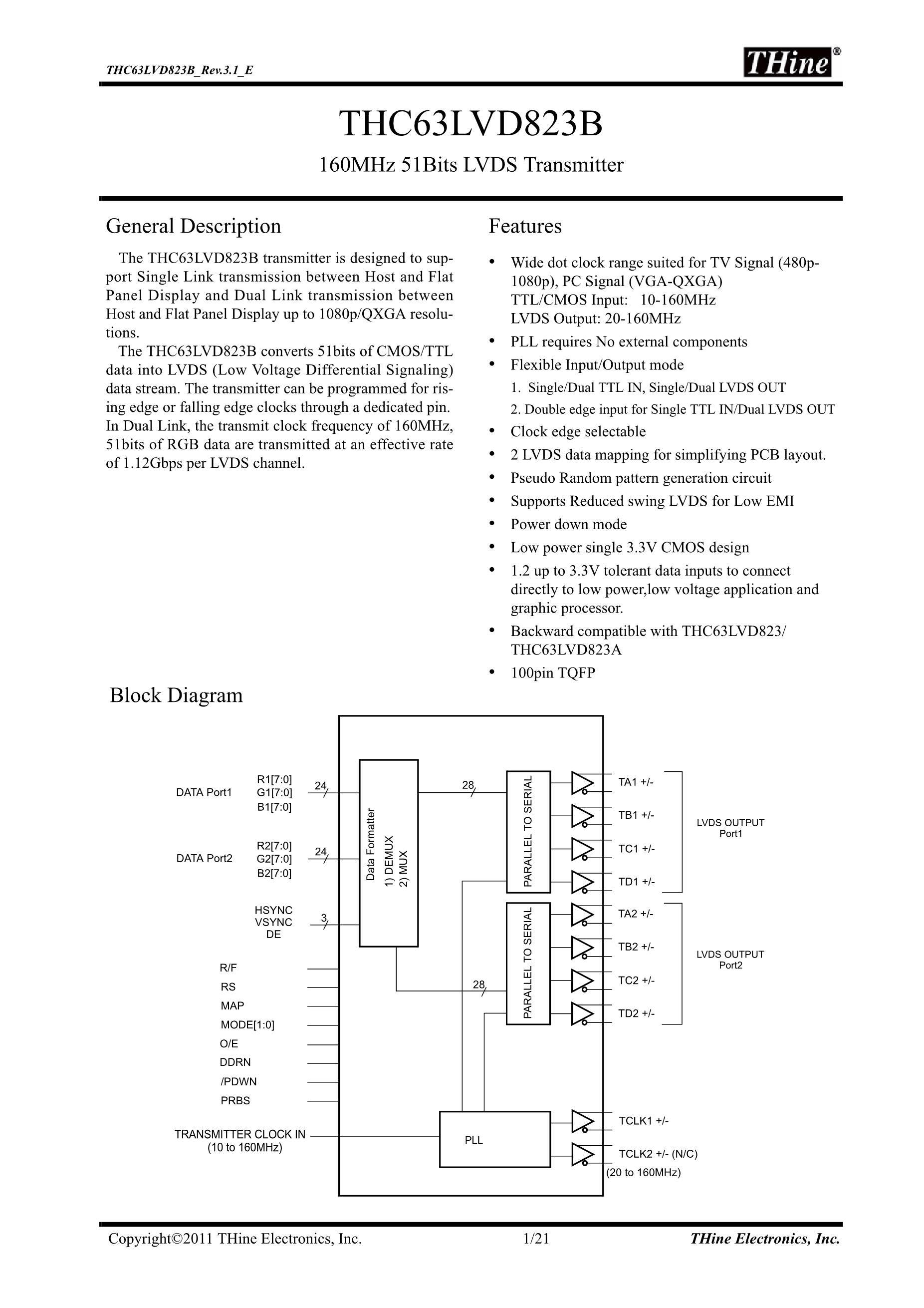 THC63LVD823B-B's pdf picture 2