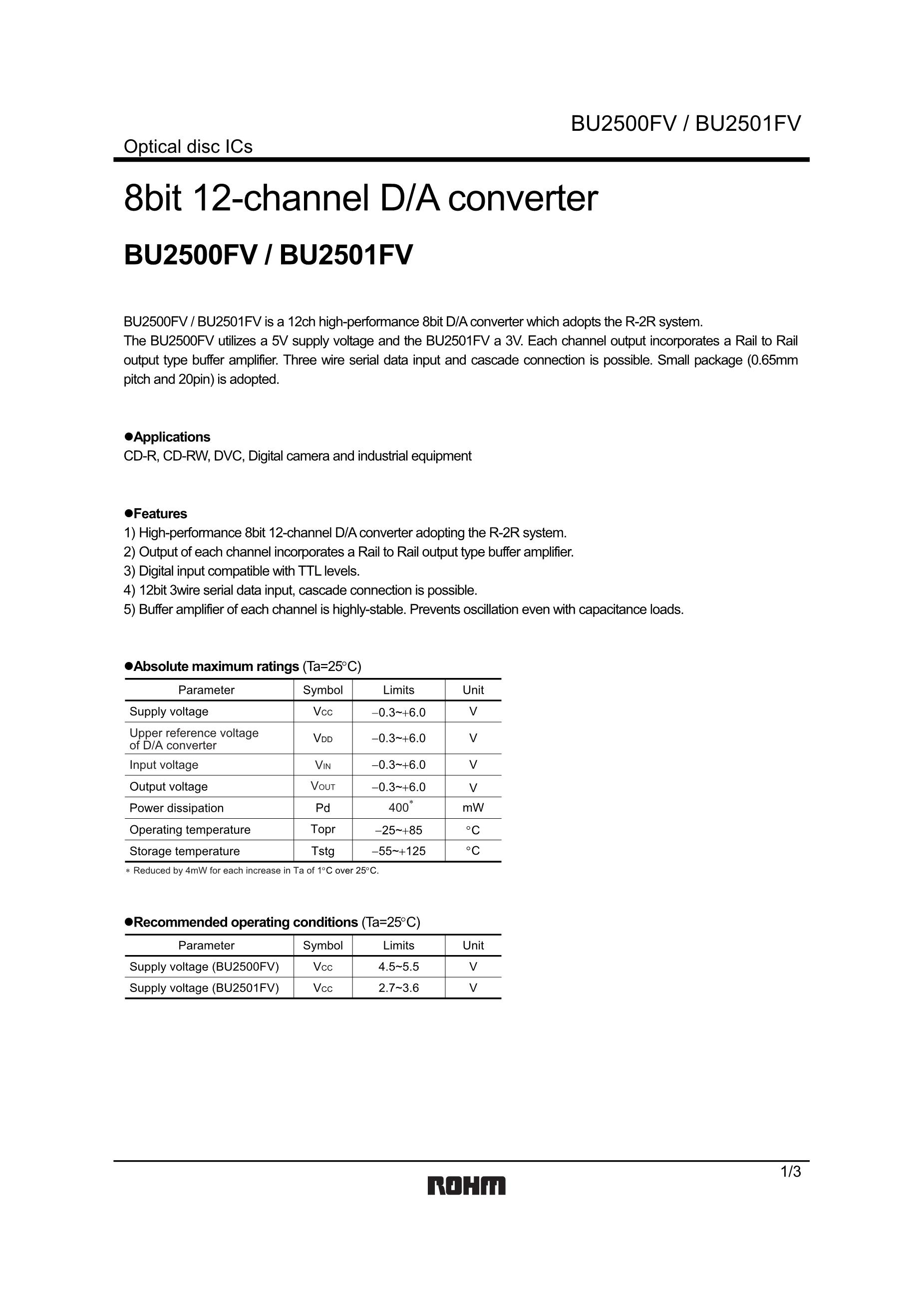 BU2500FV's pdf picture 1