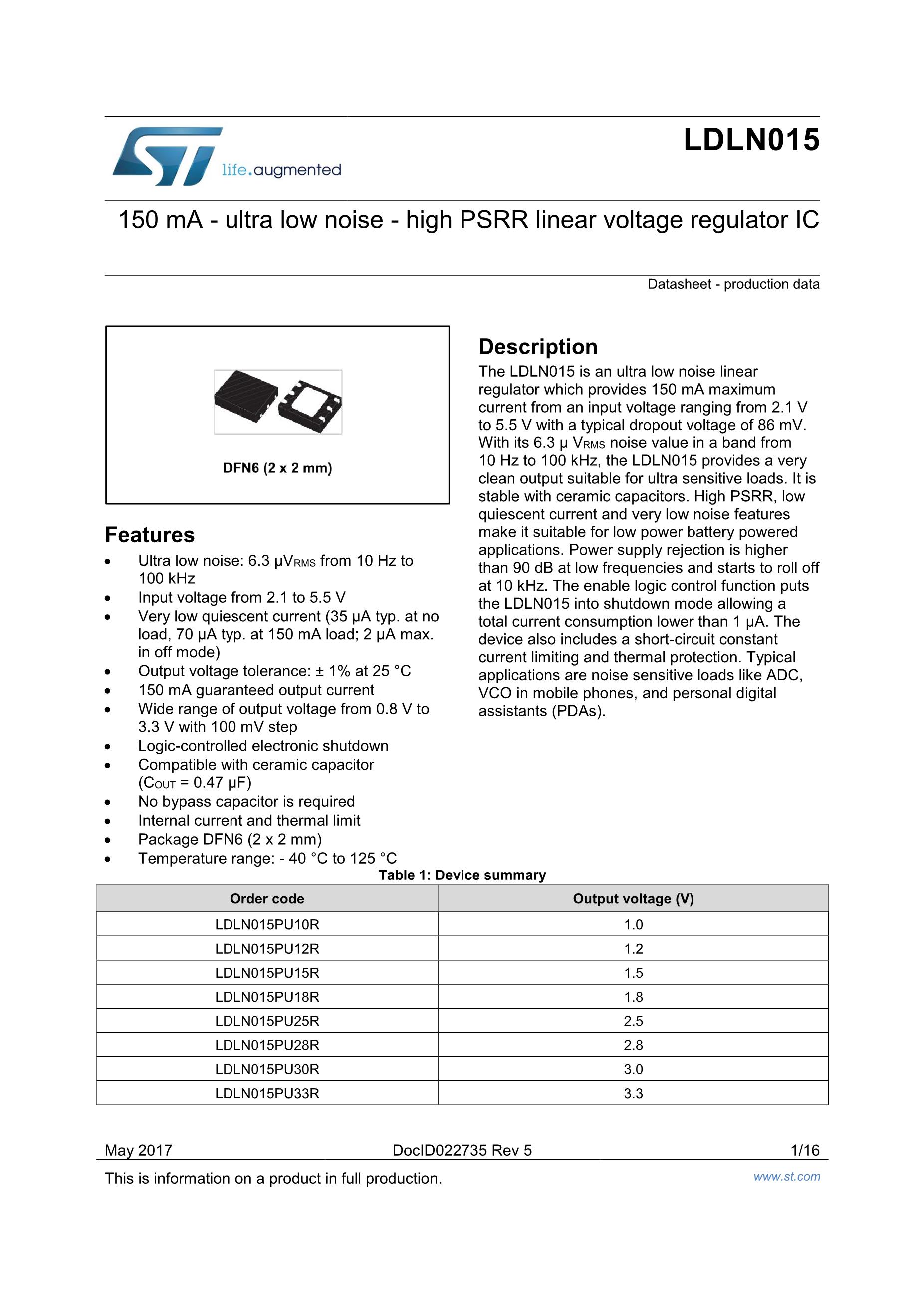 LDLN015PU28R's pdf picture 1