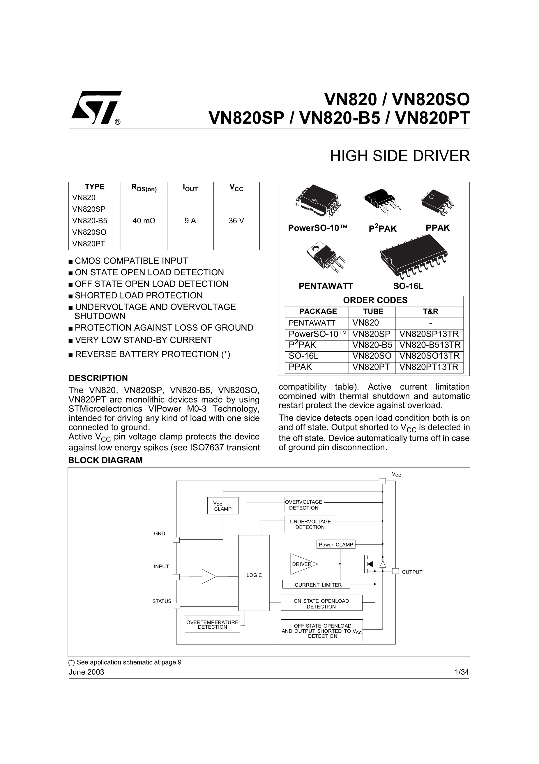 VN820SPTR-E's pdf picture 1