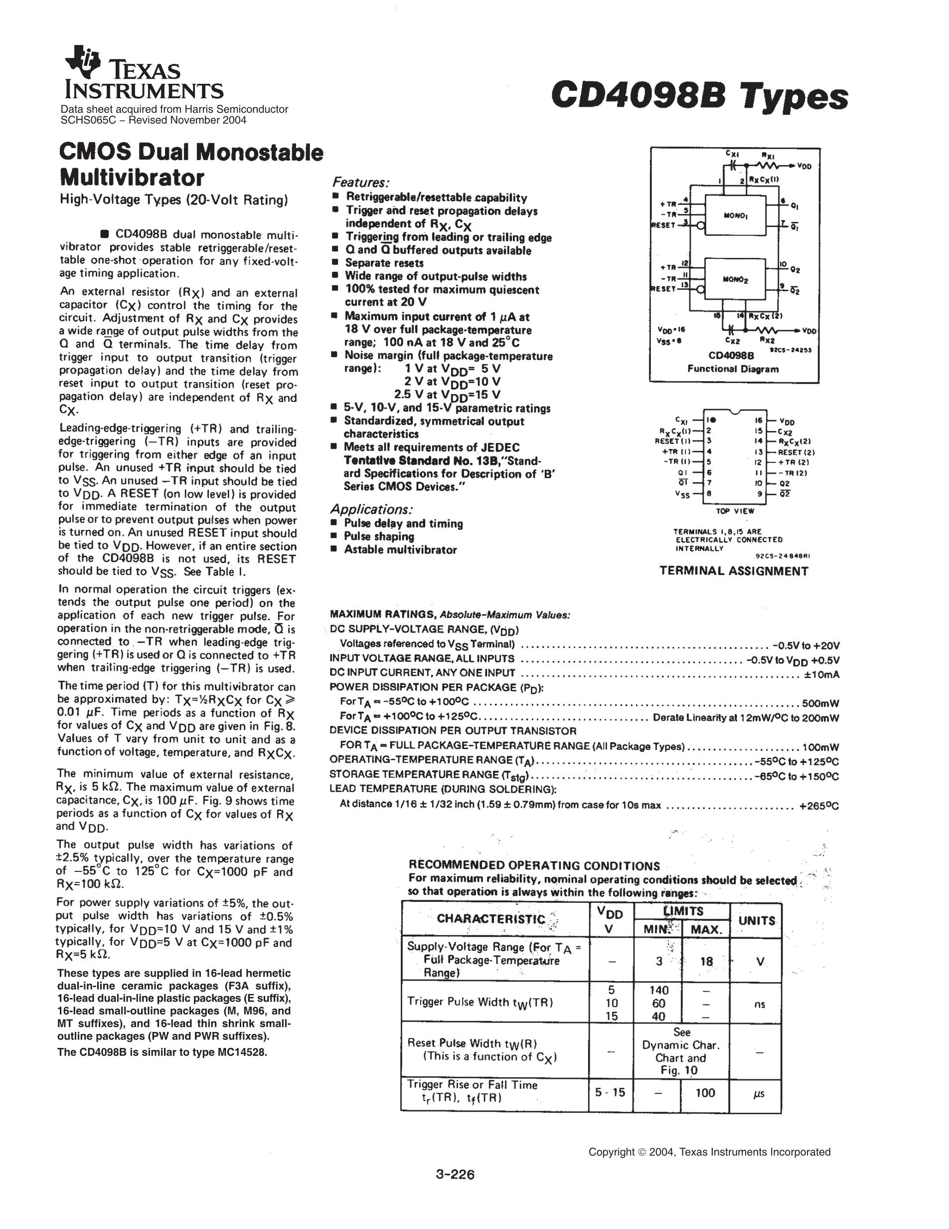 CD4098BM's pdf picture 1