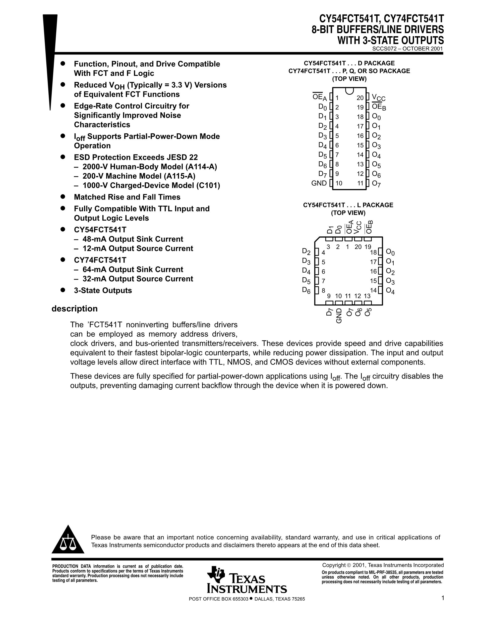 CY74FCT2573ATPWR's pdf picture 1