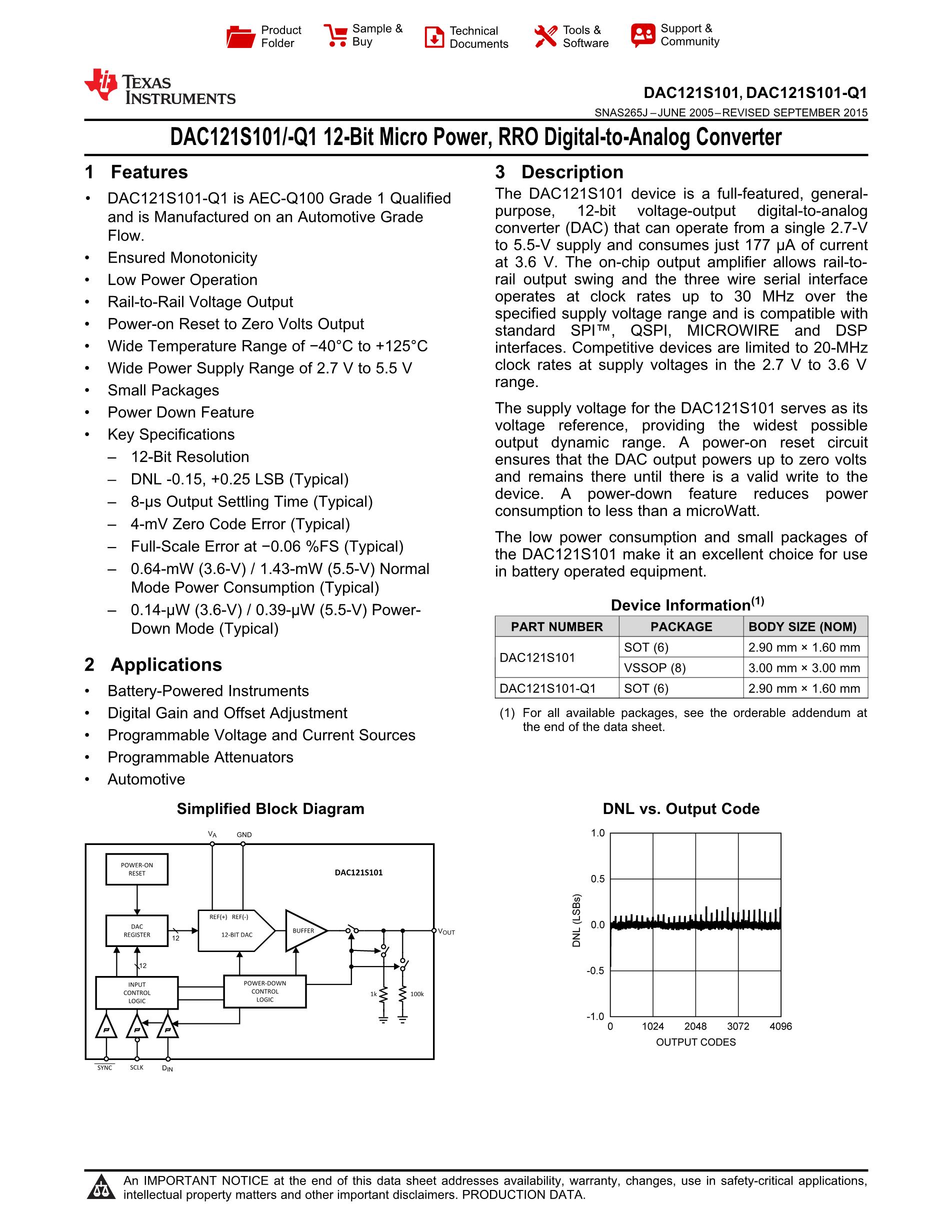 DAC121S101CIMM's pdf picture 1