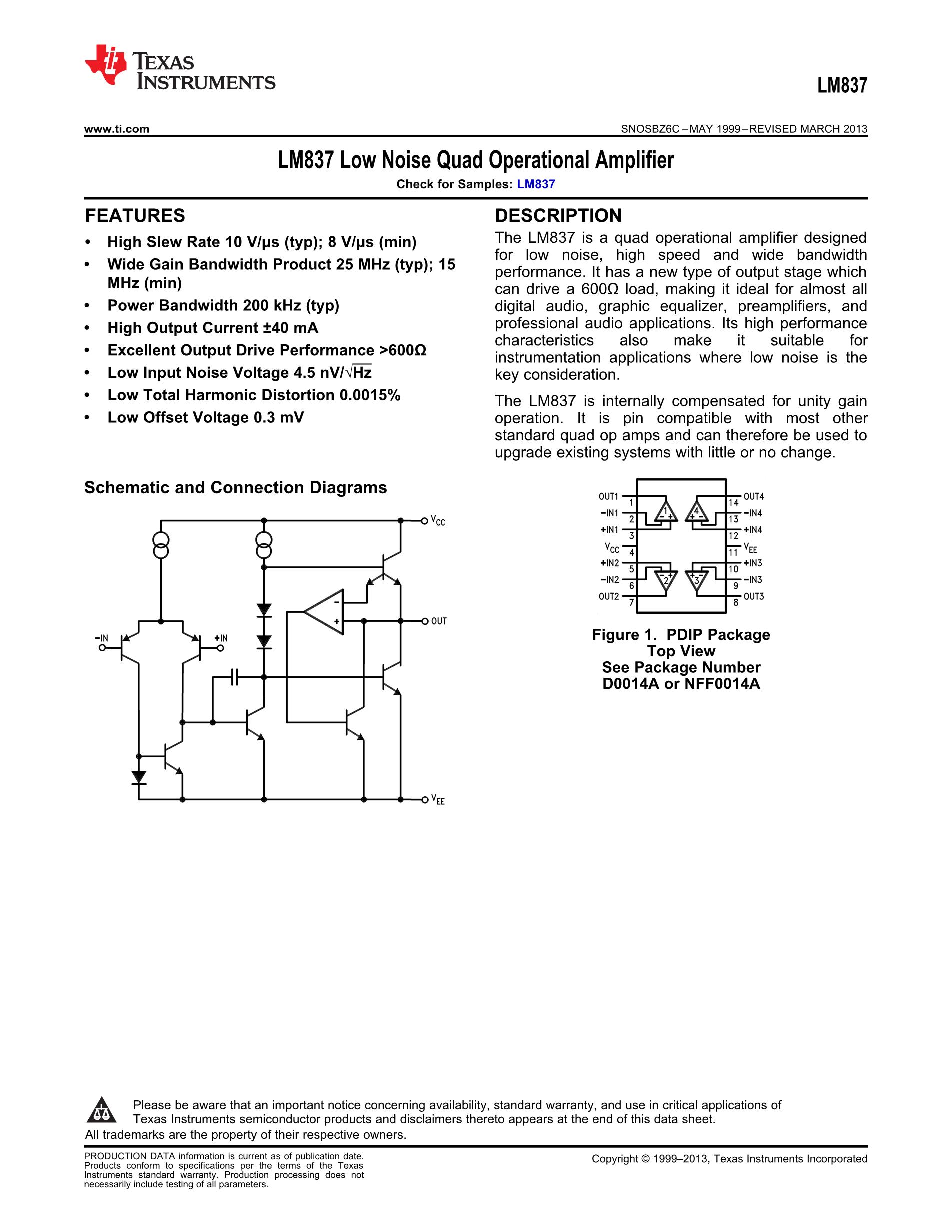 LM837N/NOPB's pdf picture 1
