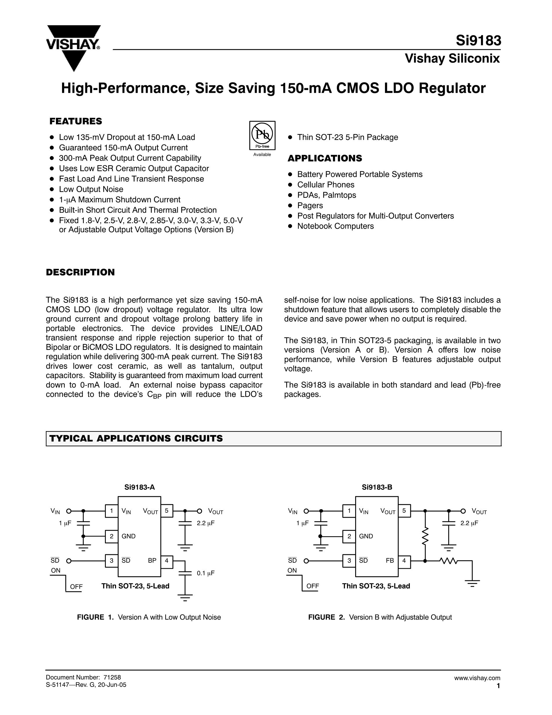 SI9183DT-30-T1's pdf picture 1