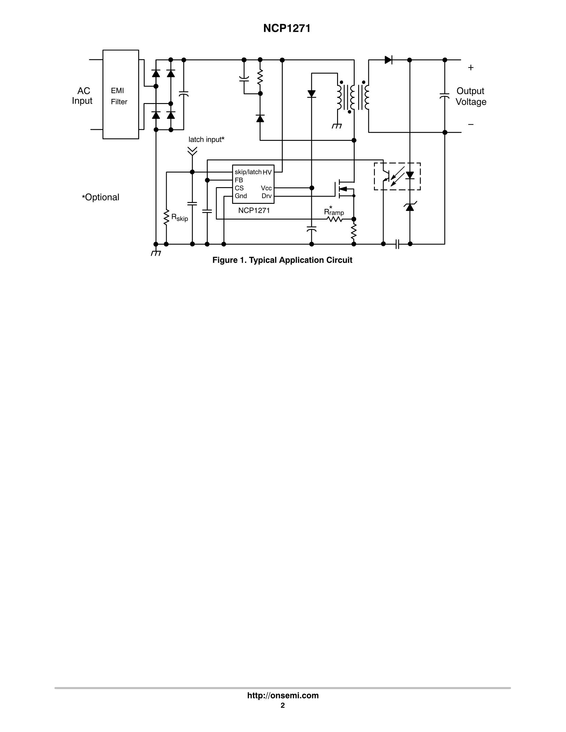 1271a datasheet схема включения