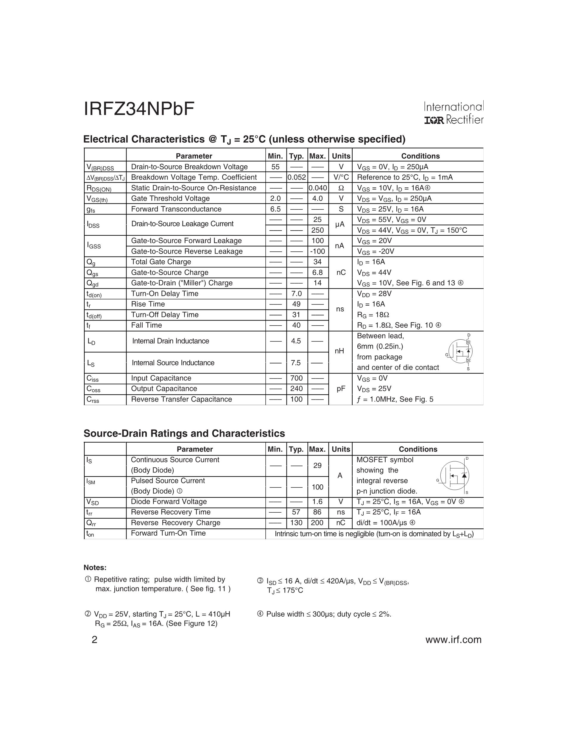 IRFZ34NPBF's pdf picture 2