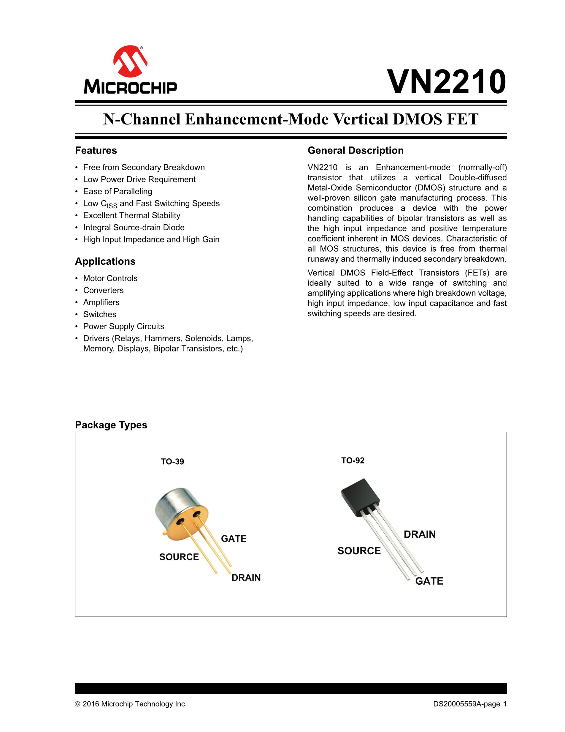 VN2222LM's pdf picture 1