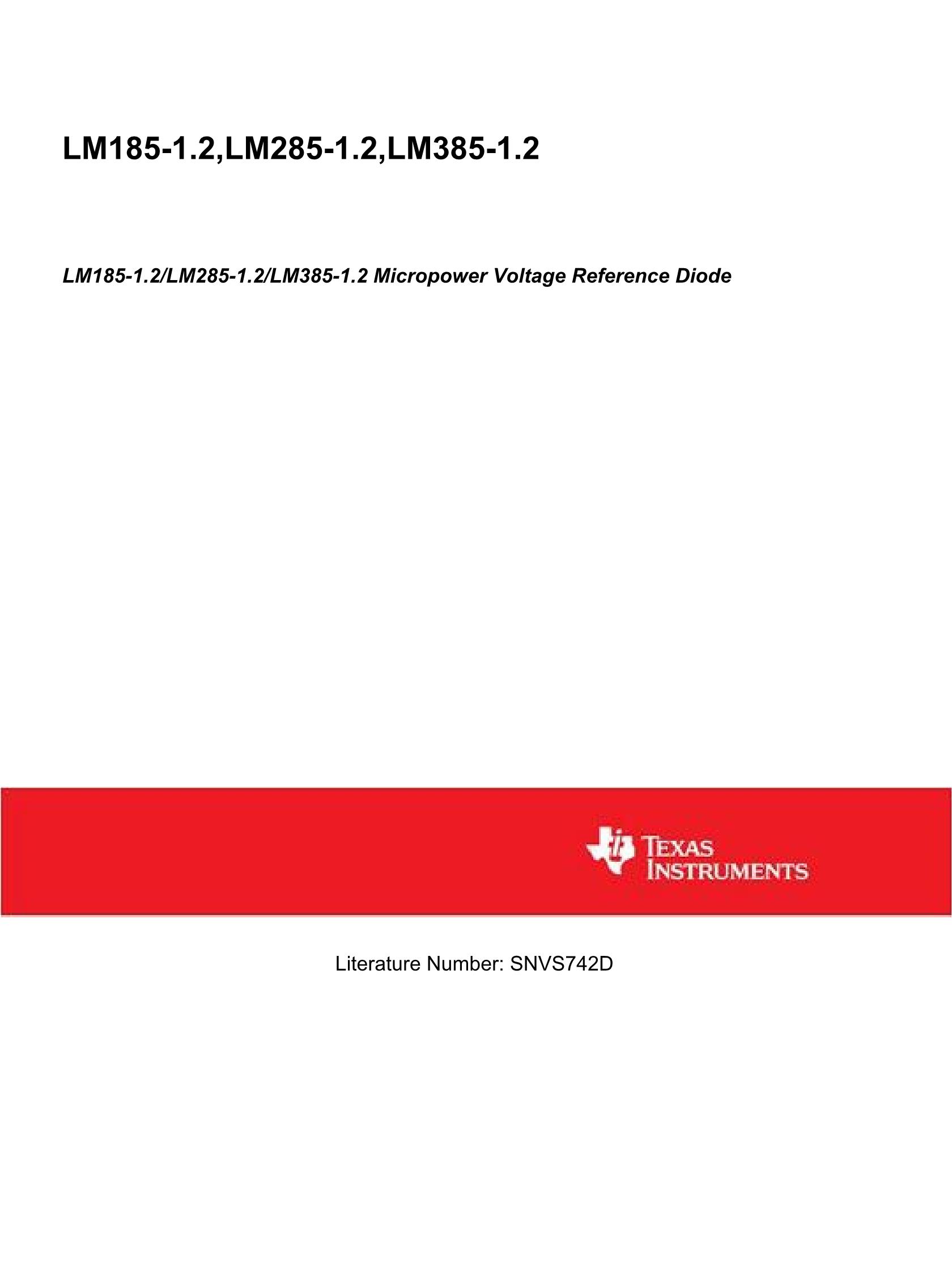LM385BZ-1.2's pdf picture 1