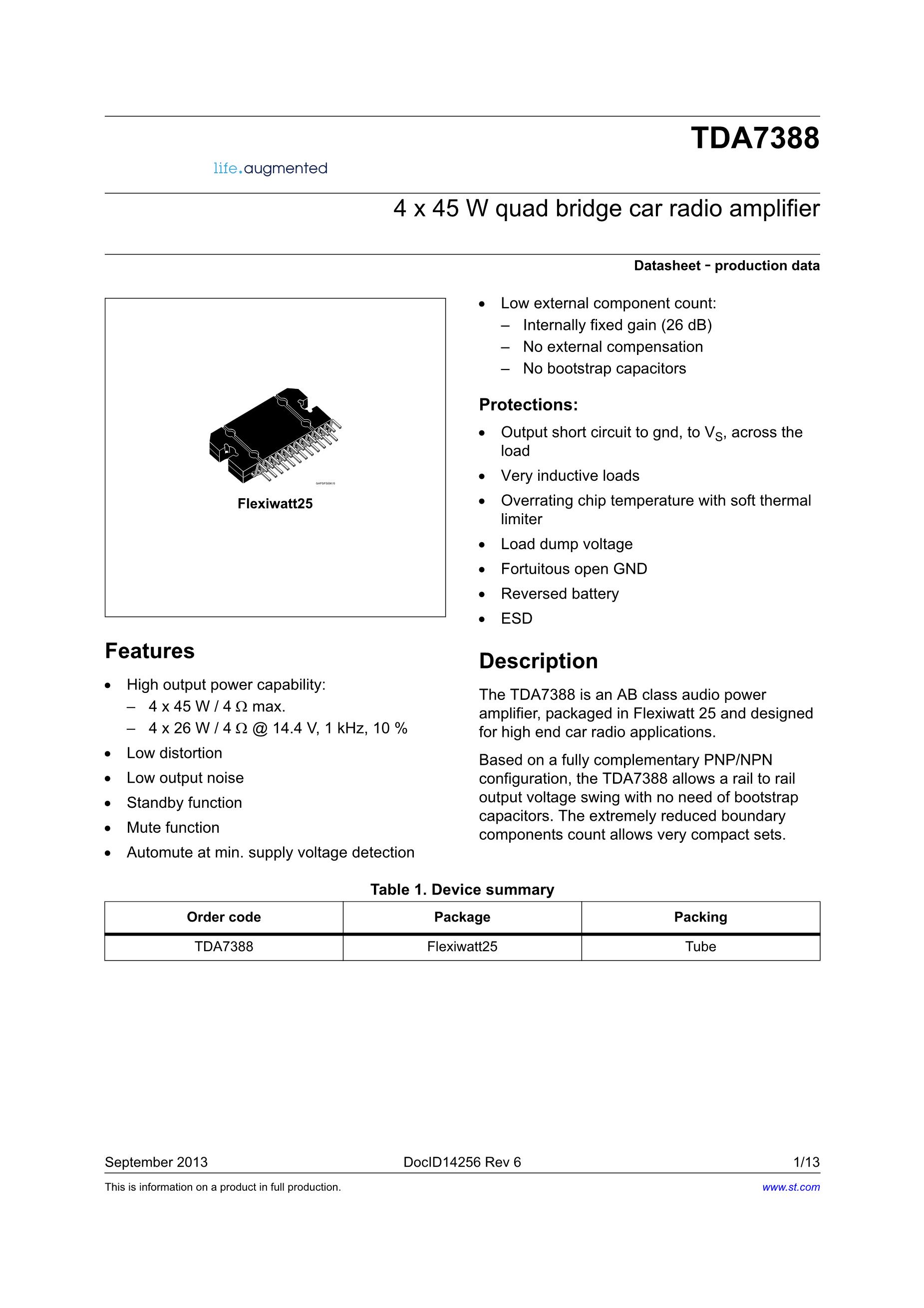 TDA7388's pdf picture 1