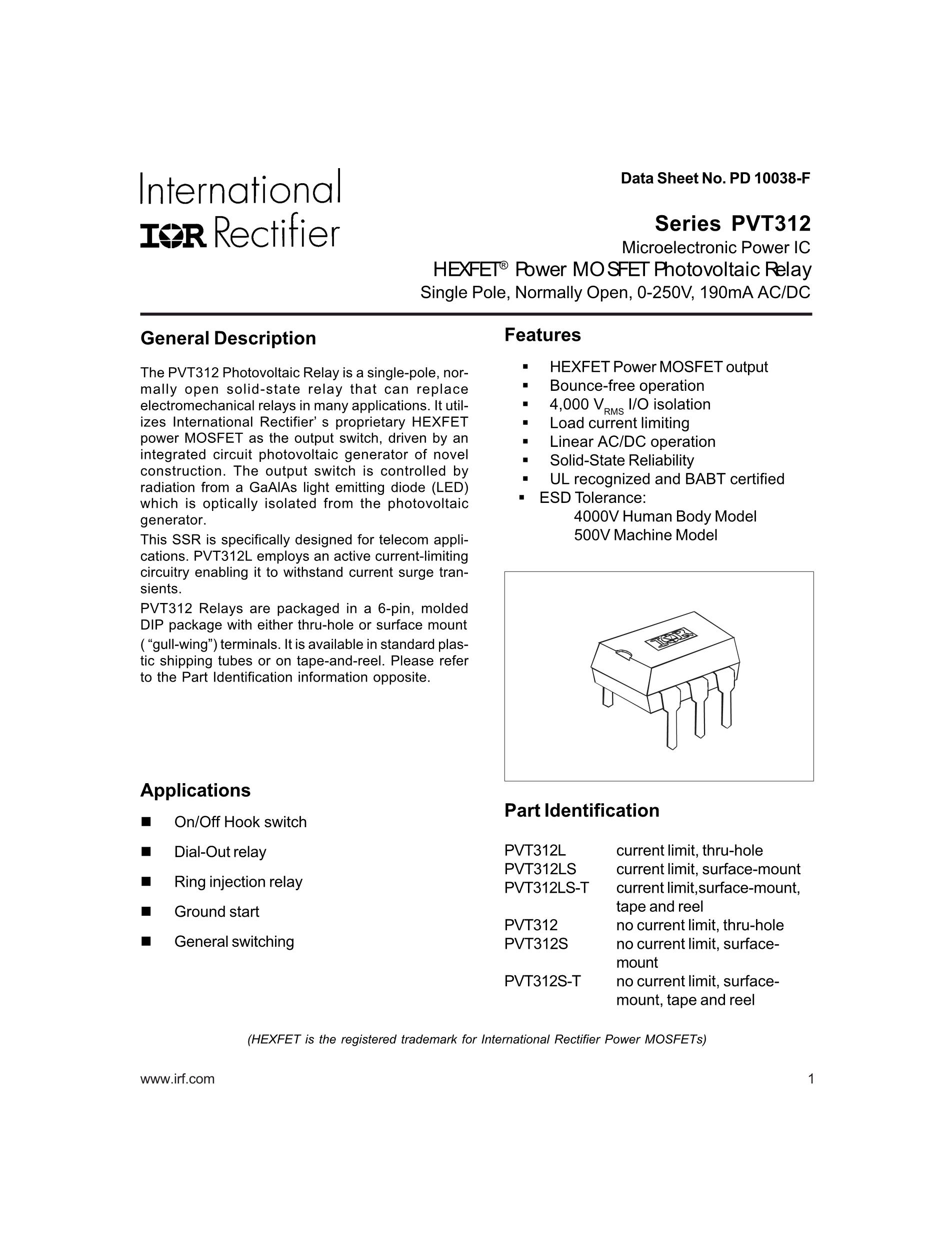 PVT312LS's pdf picture 1