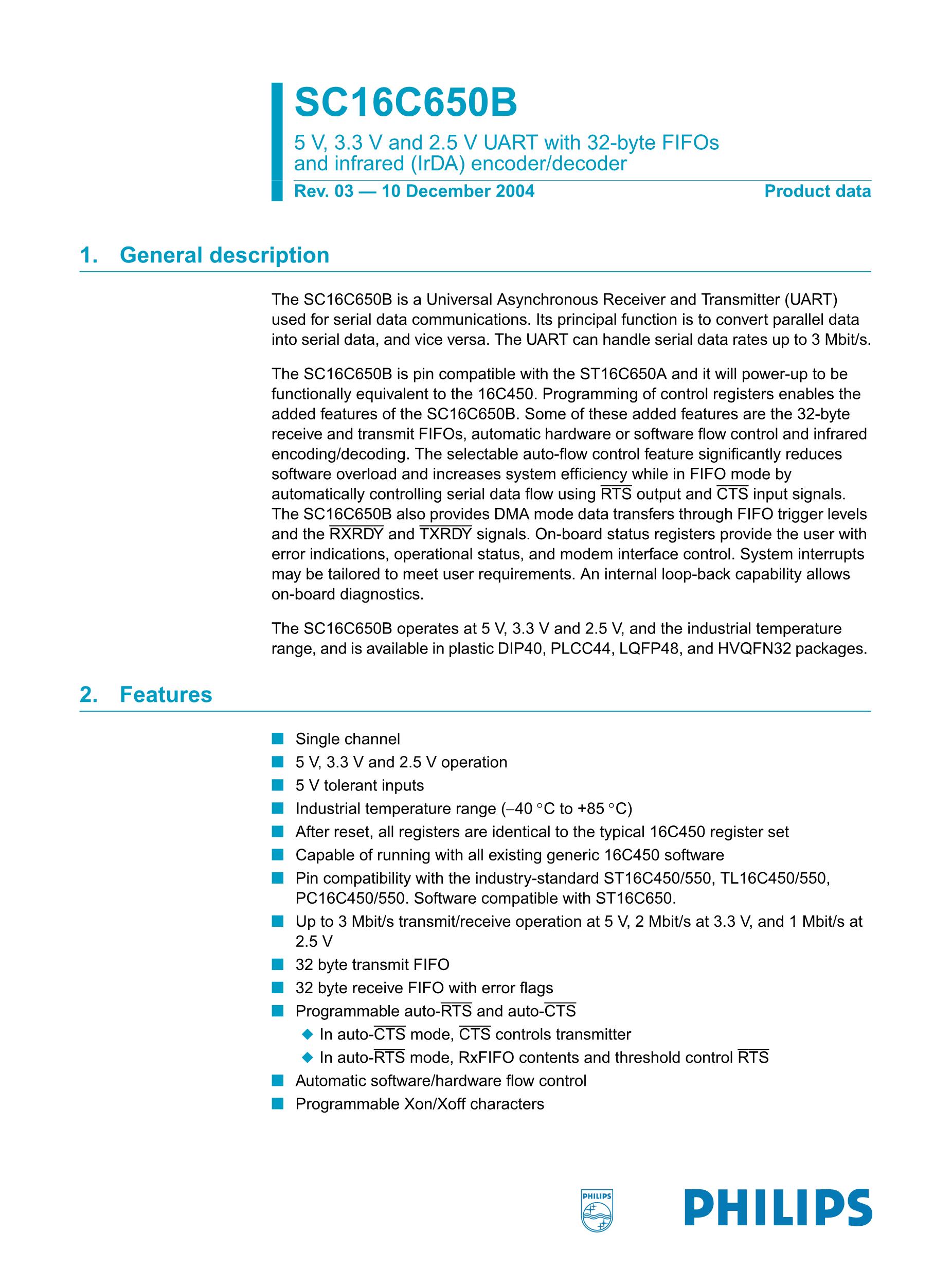 SC16IS750IPW's pdf picture 1