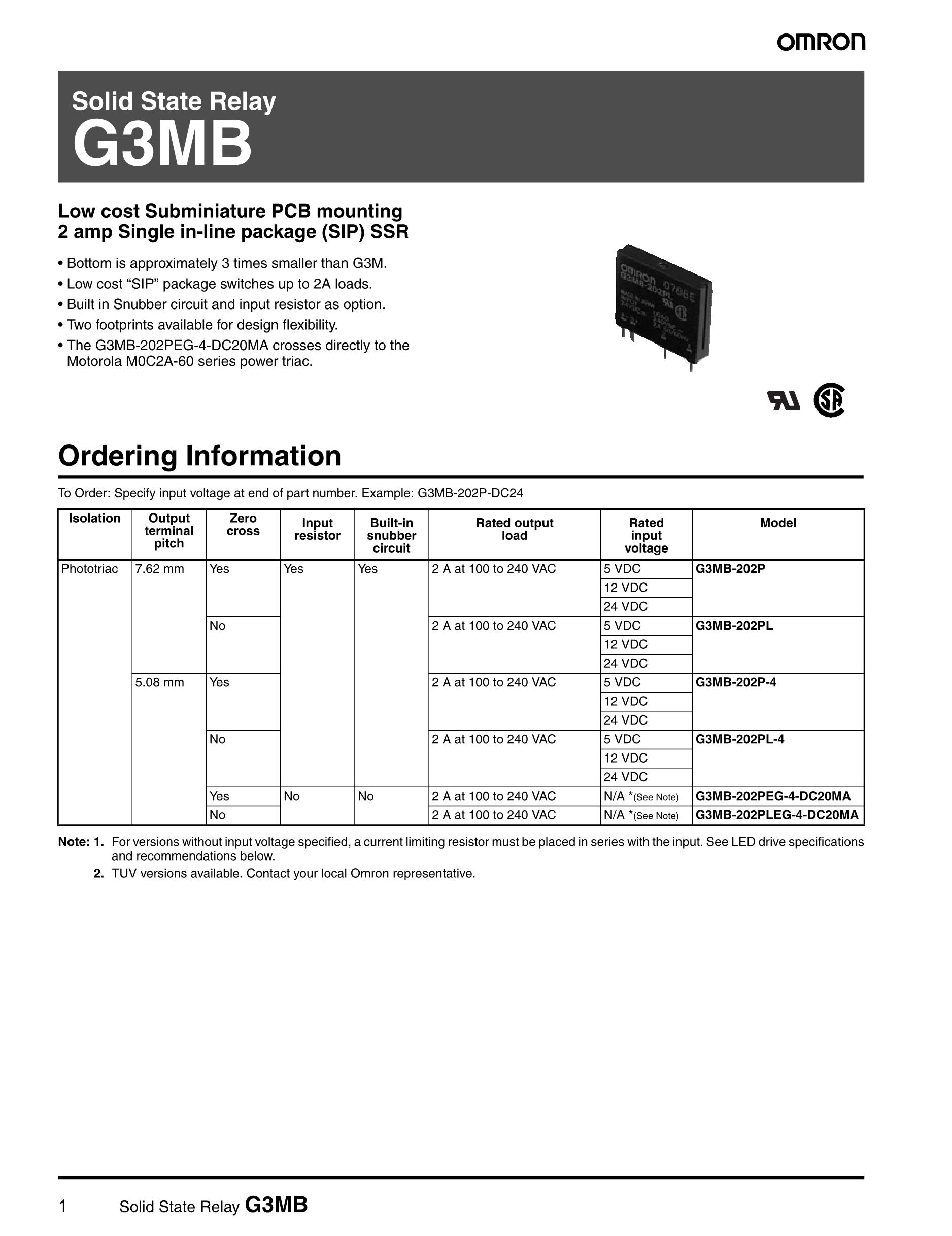 G3MB-202P-5VDC's pdf picture 1