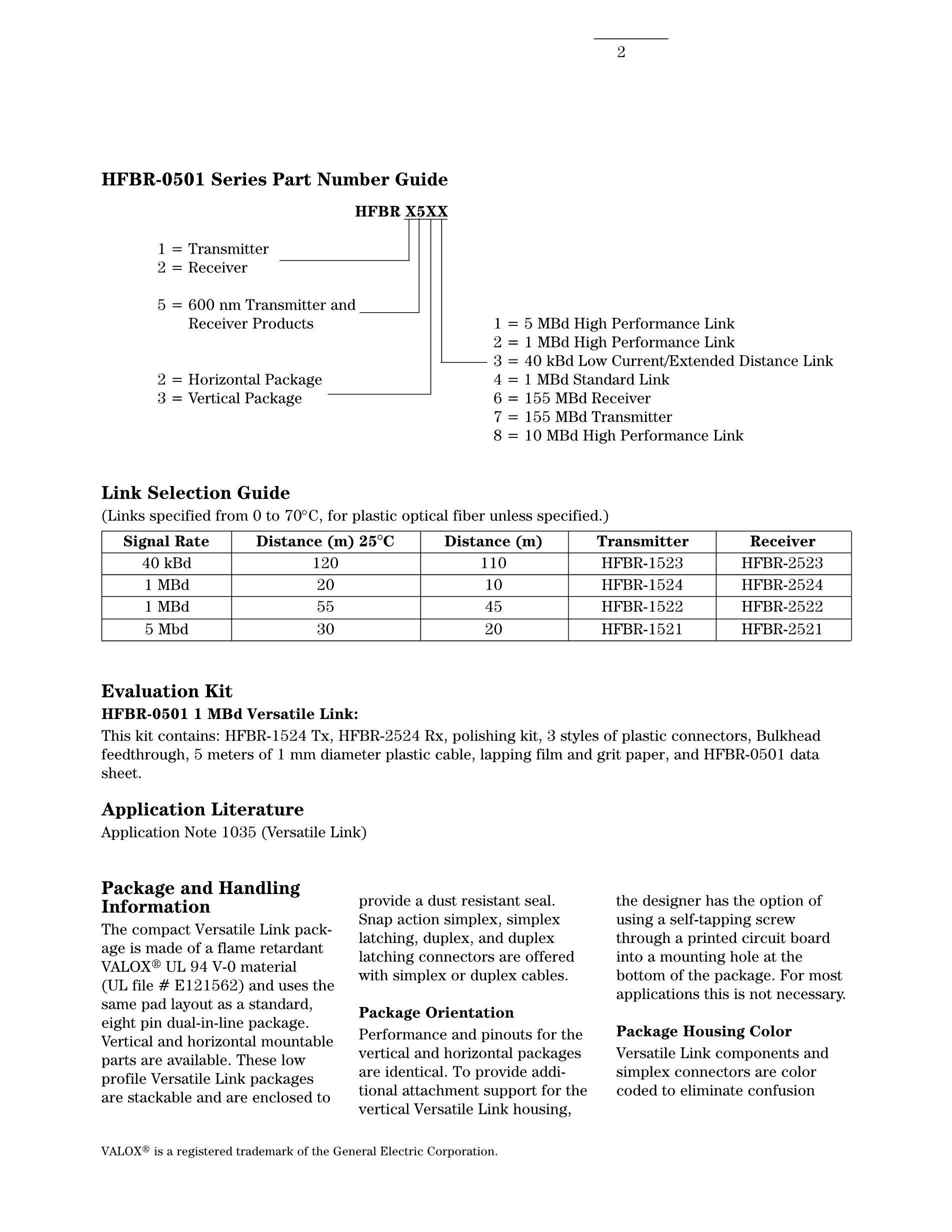 HFBR-1412TX's pdf picture 2