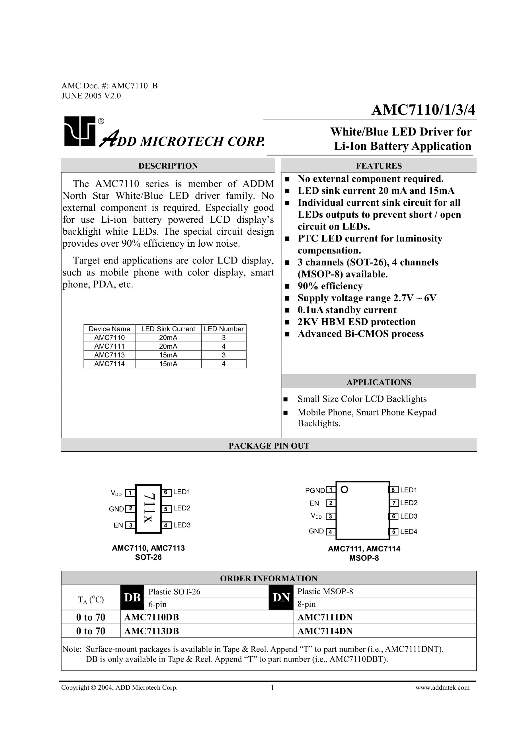 AMC7812BSPAP's pdf picture 1