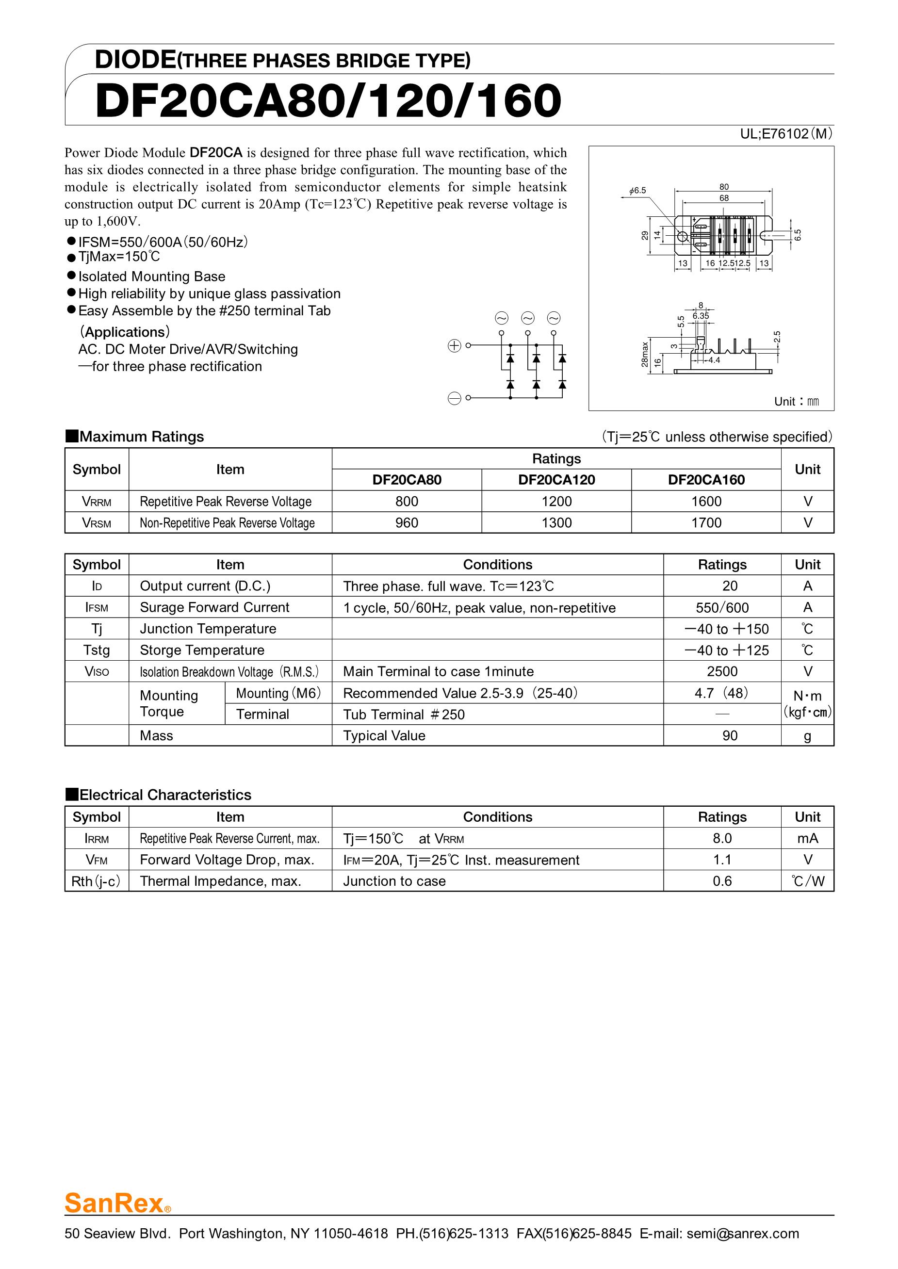 DF20AA160's pdf picture 1