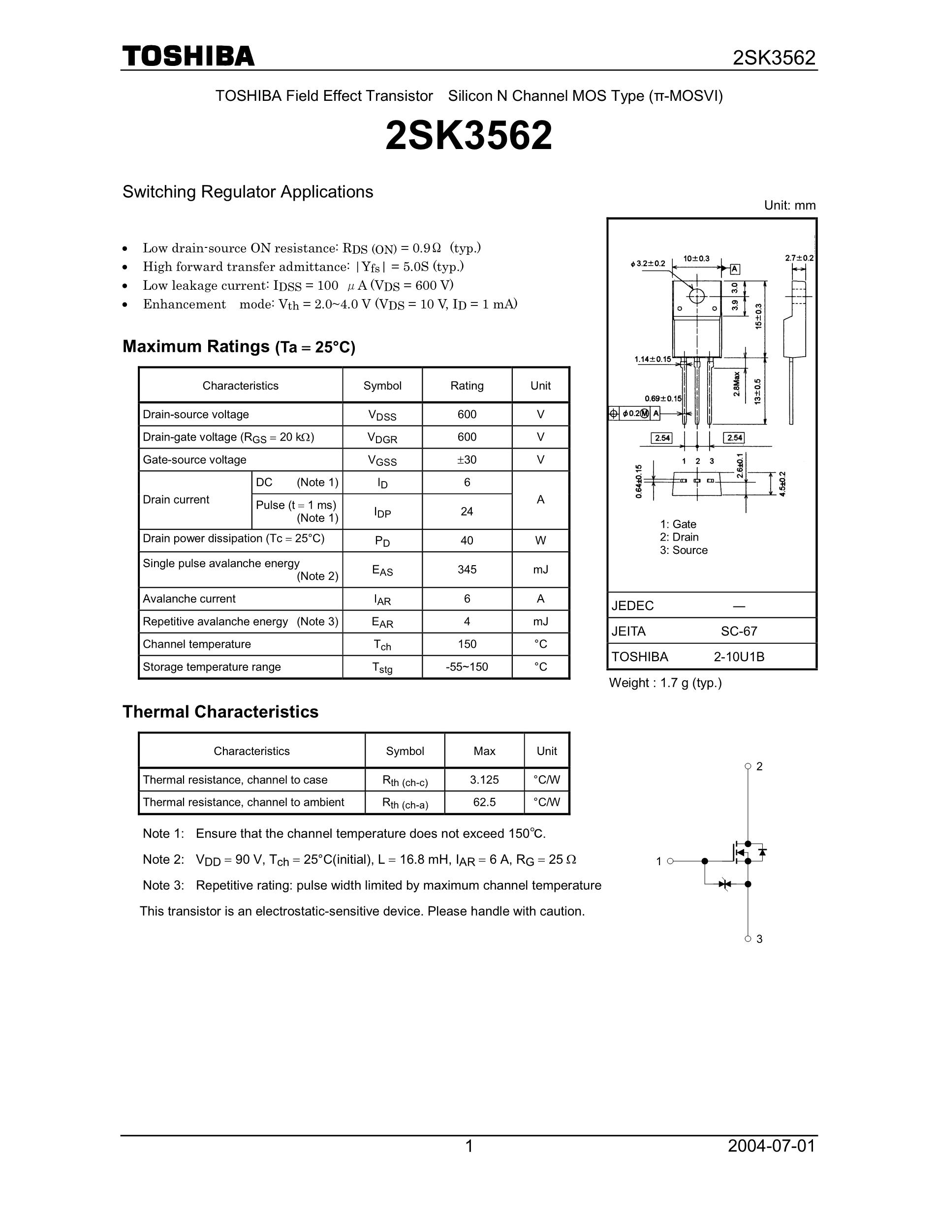 2SK3562's pdf picture 1