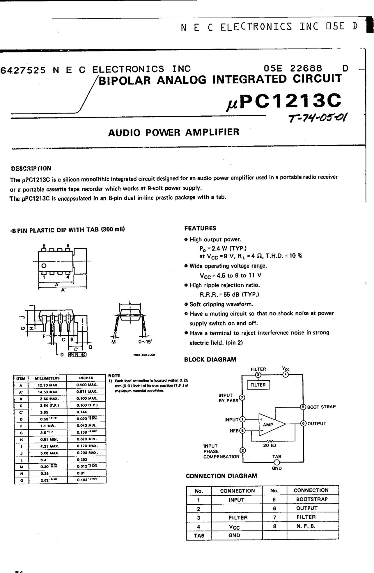 UPC1265G's pdf picture 1