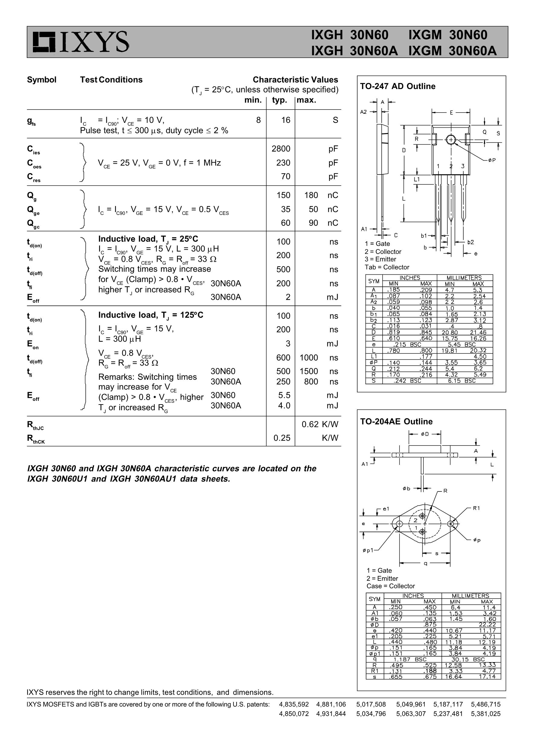 IXGM10N60A's pdf picture 2