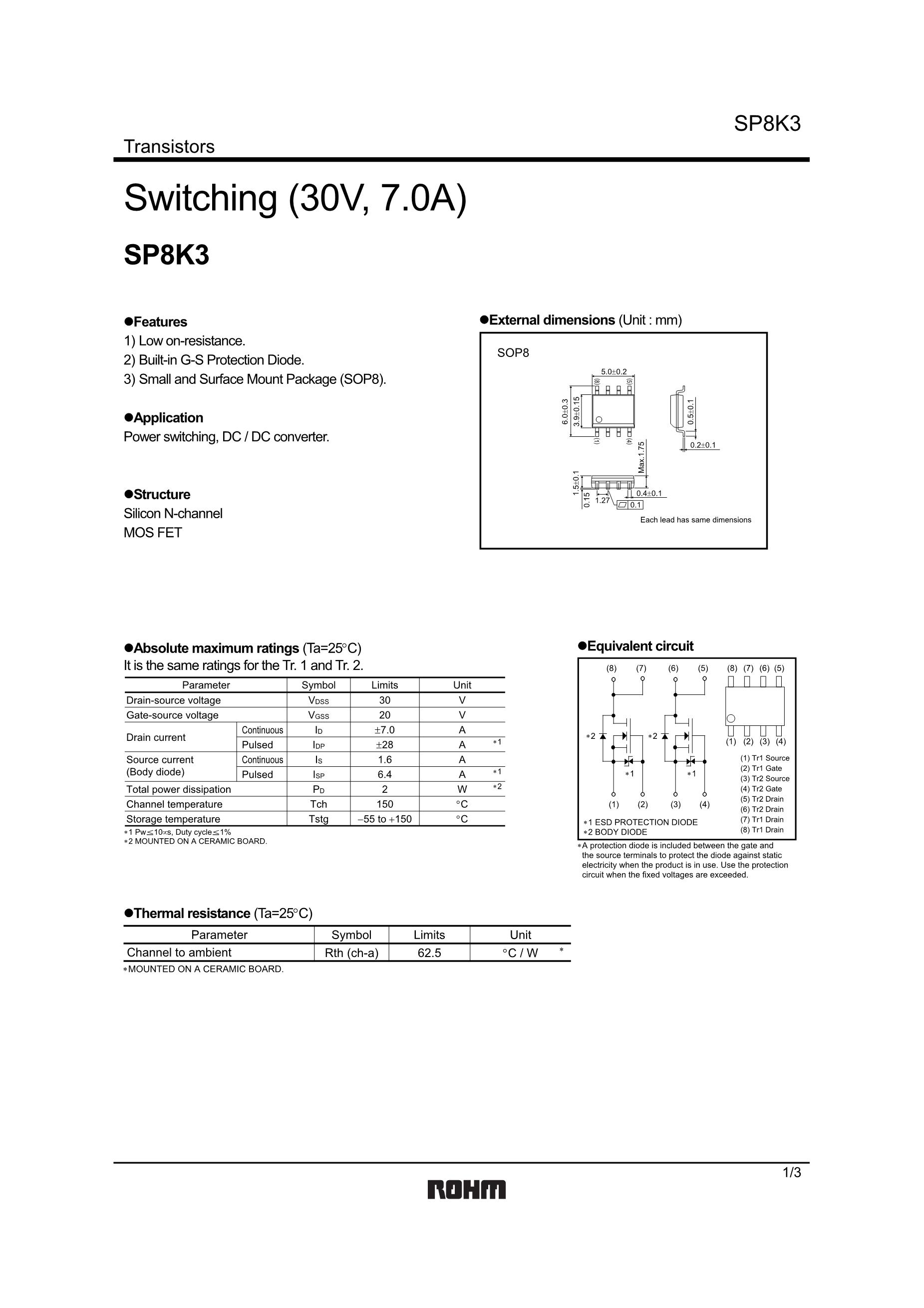 SP8K23TB's pdf picture 1