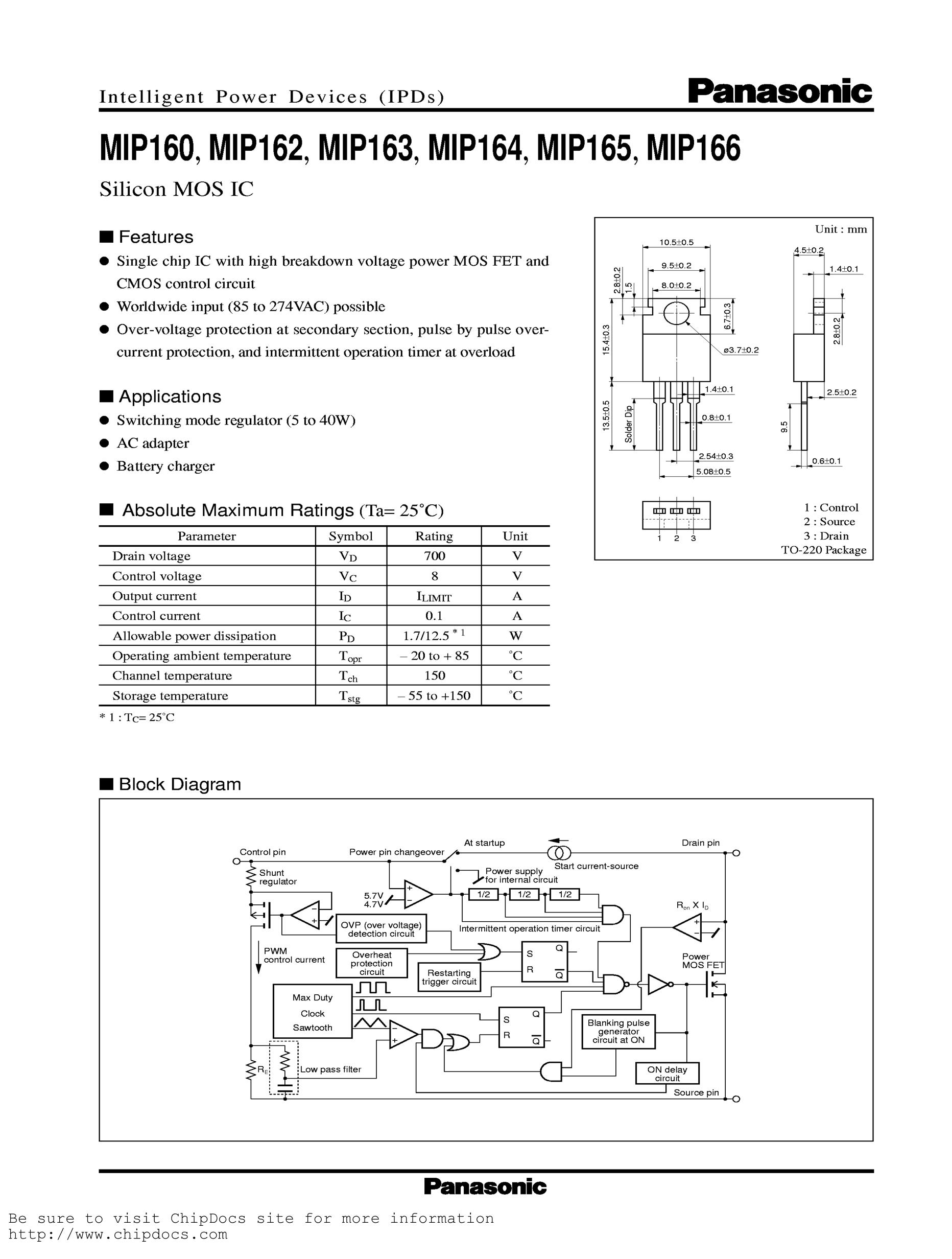 MIP164B's pdf picture 1