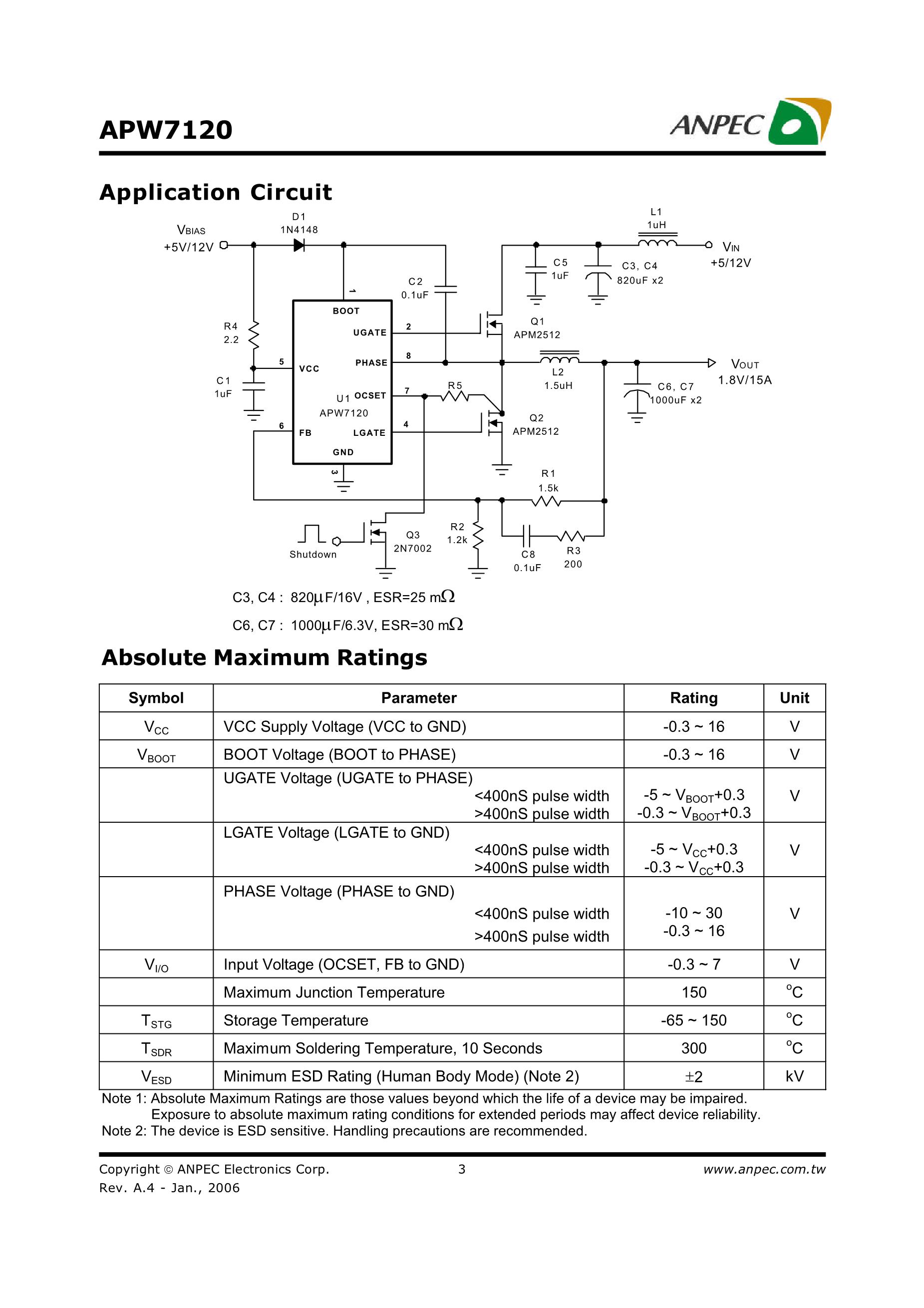 Apw7120 схема включения