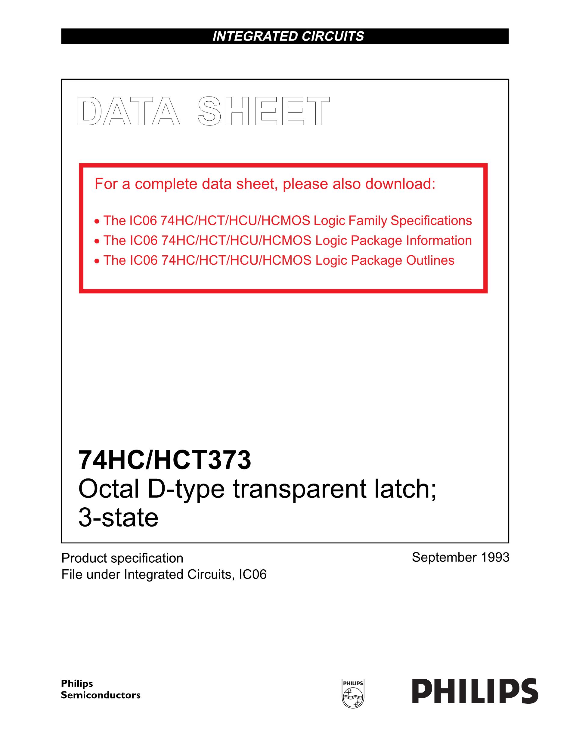 74HC373N's pdf picture 1