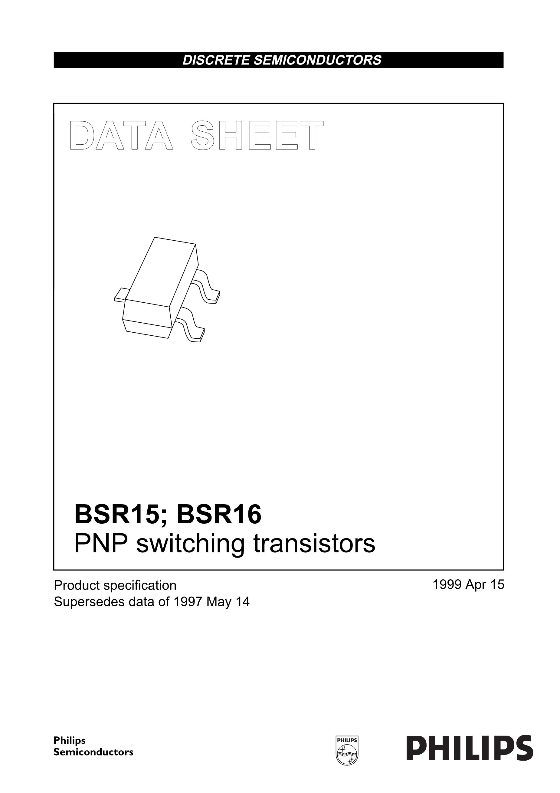 BSR14 SOT-23 onsemi's pdf picture 1