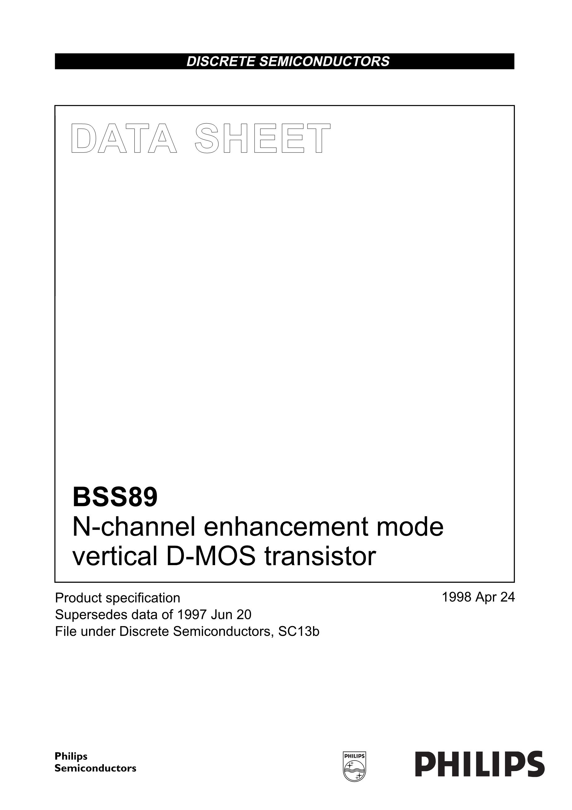 BSS84PH6327's pdf picture 1