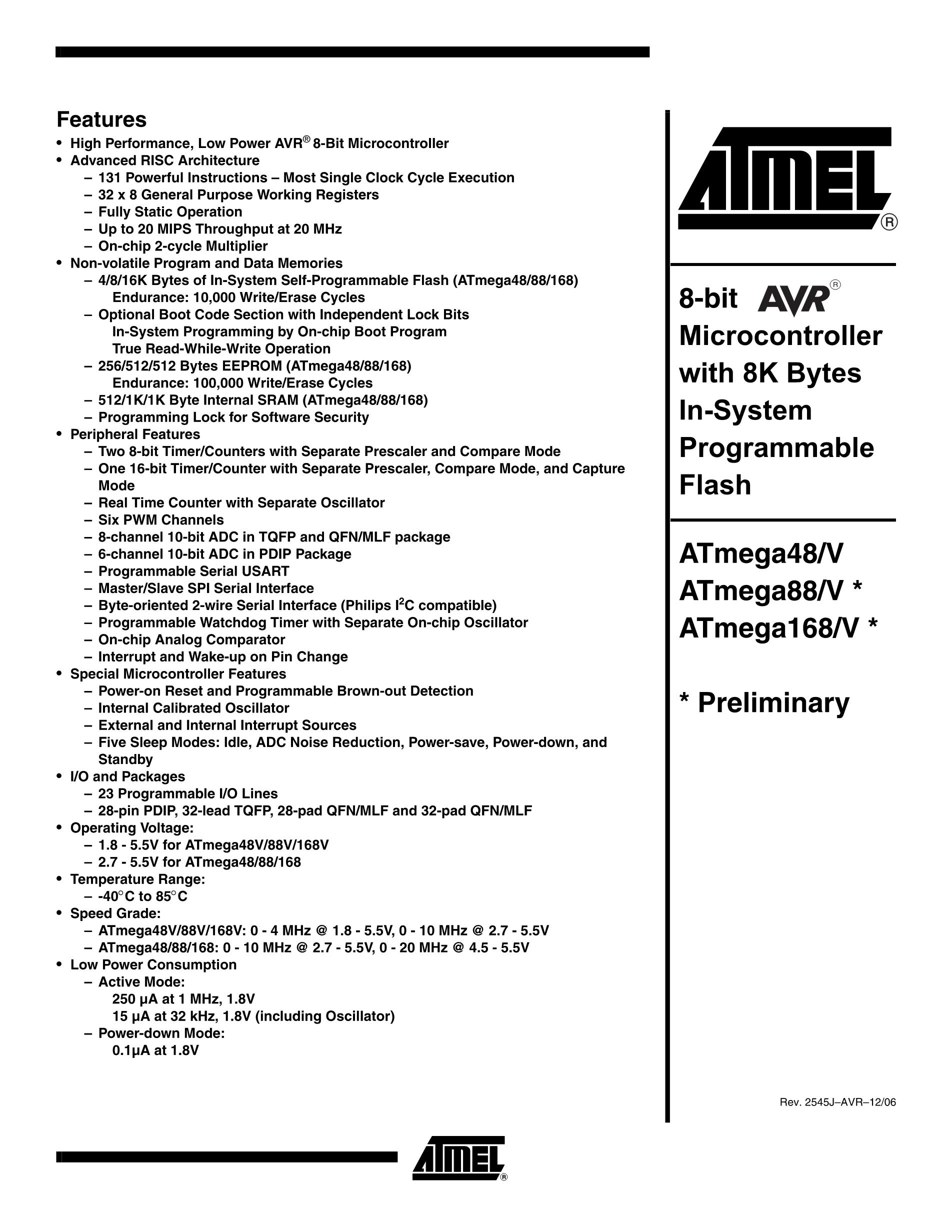ATMEGA88's pdf picture 1