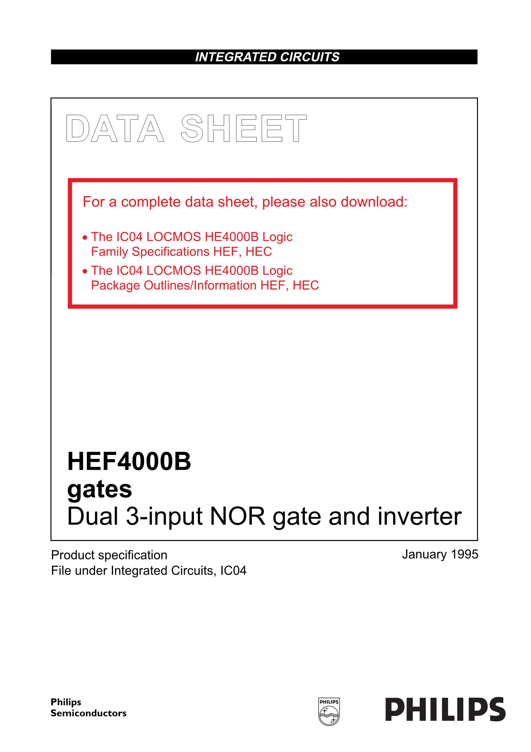 HEF4047BT,653's pdf picture 1
