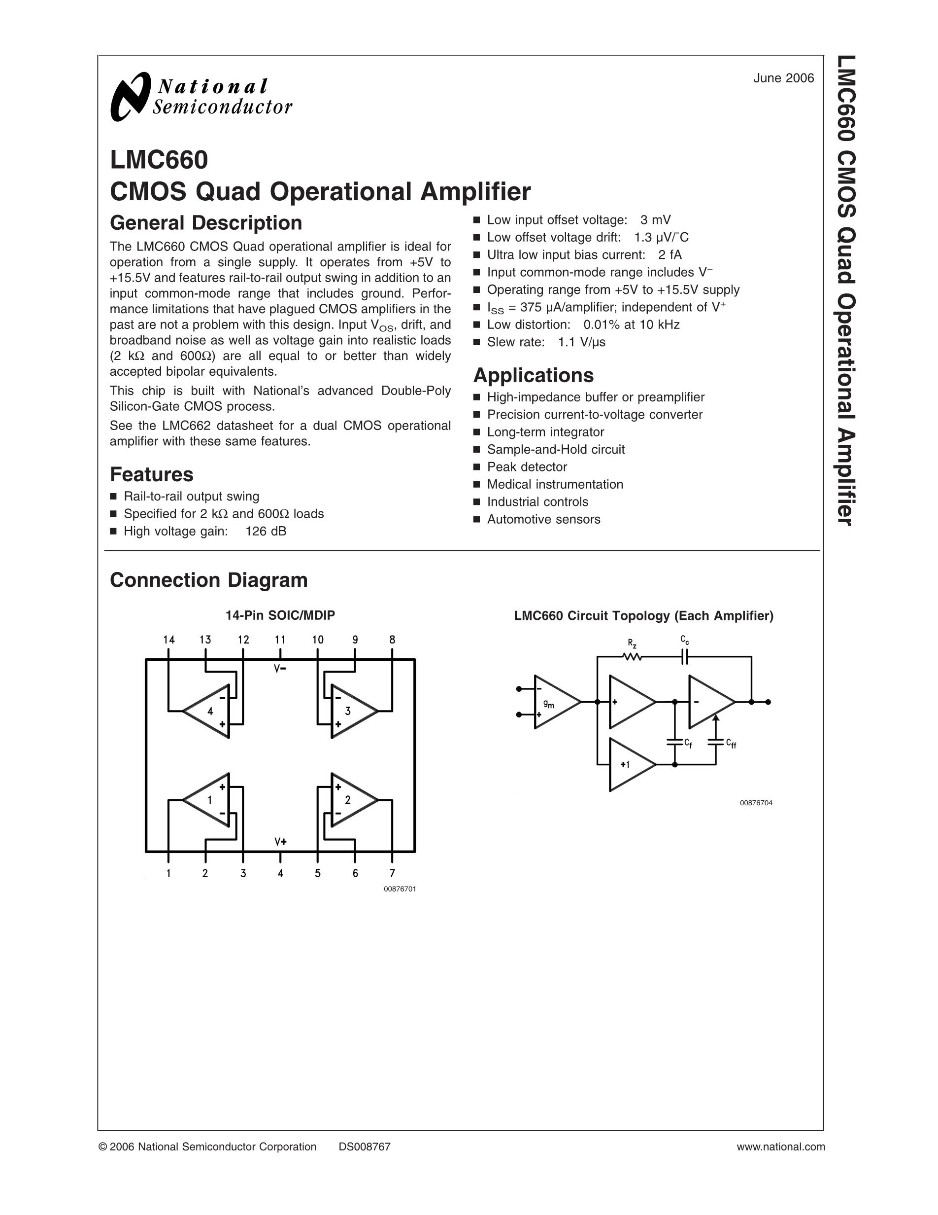 LMC660AIM's pdf picture 1