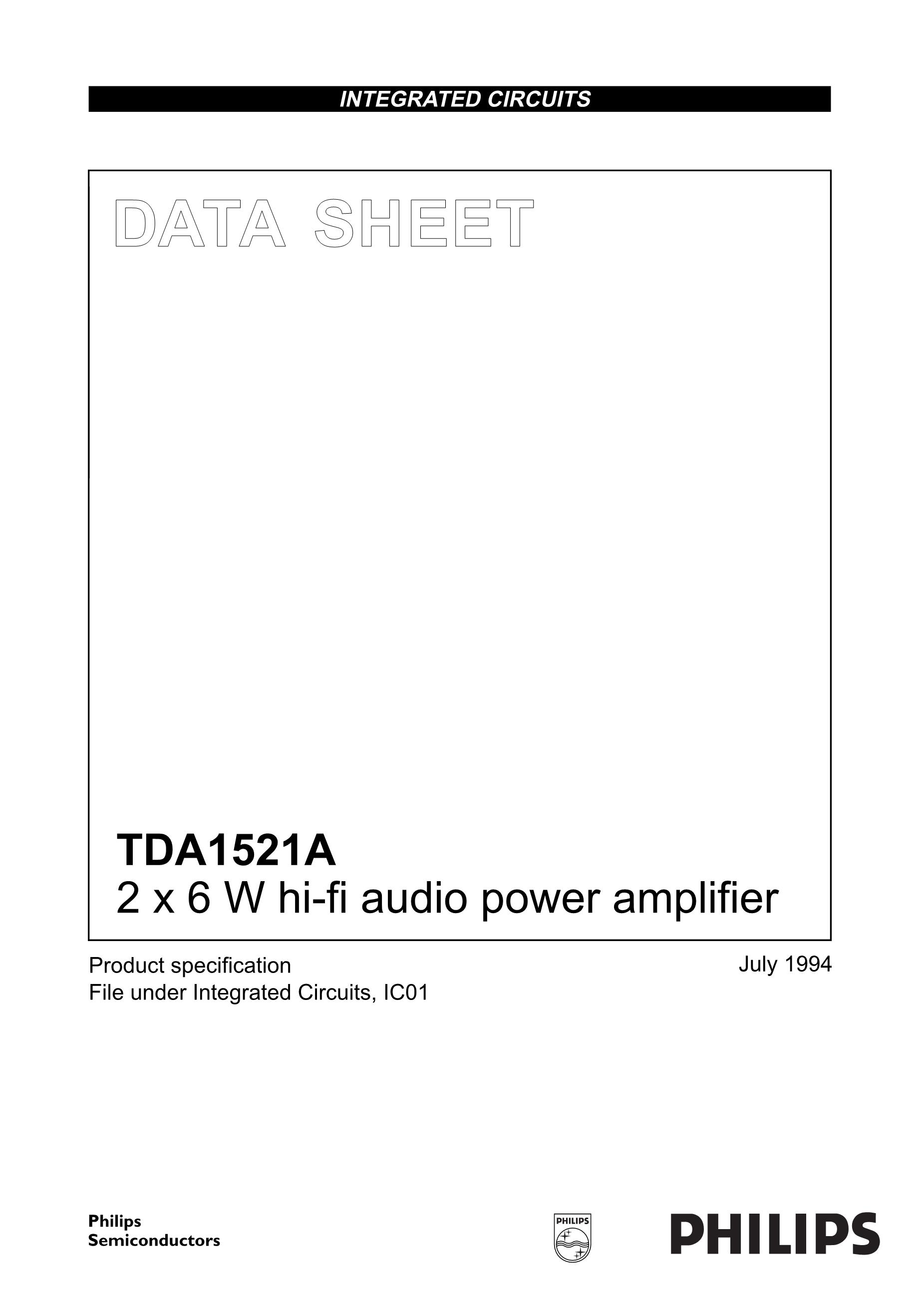 TDA1521A Price - TDA1521A in stock - Buy TDA1521A on Utsource.net