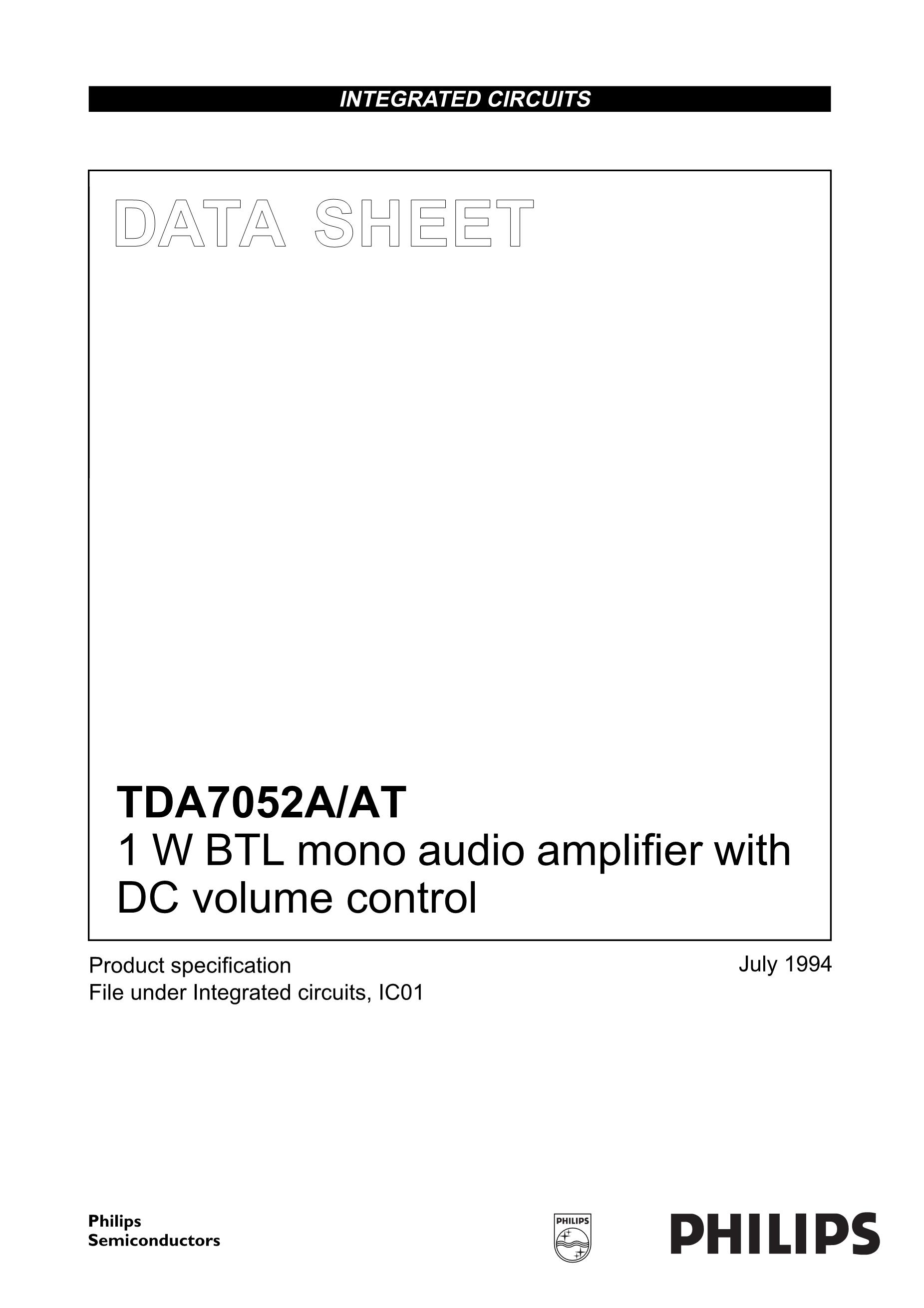 TDA7052's pdf picture 1