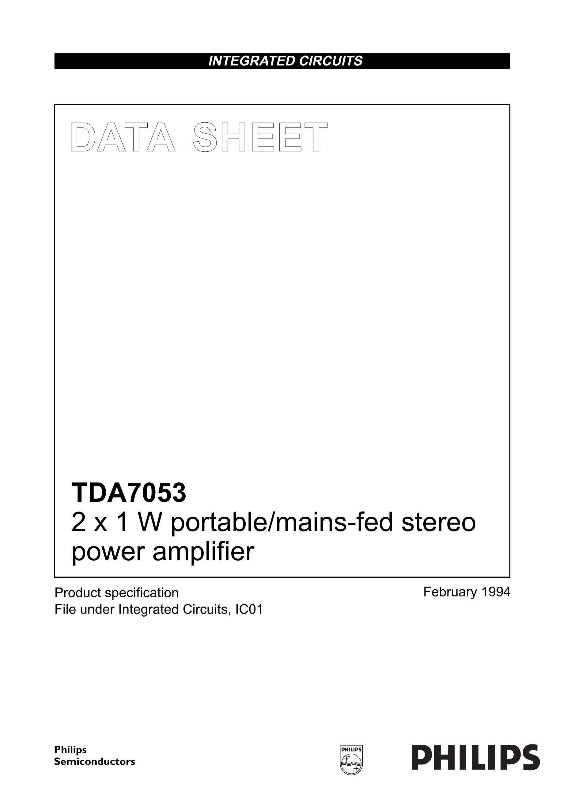TDA7053's pdf picture 1