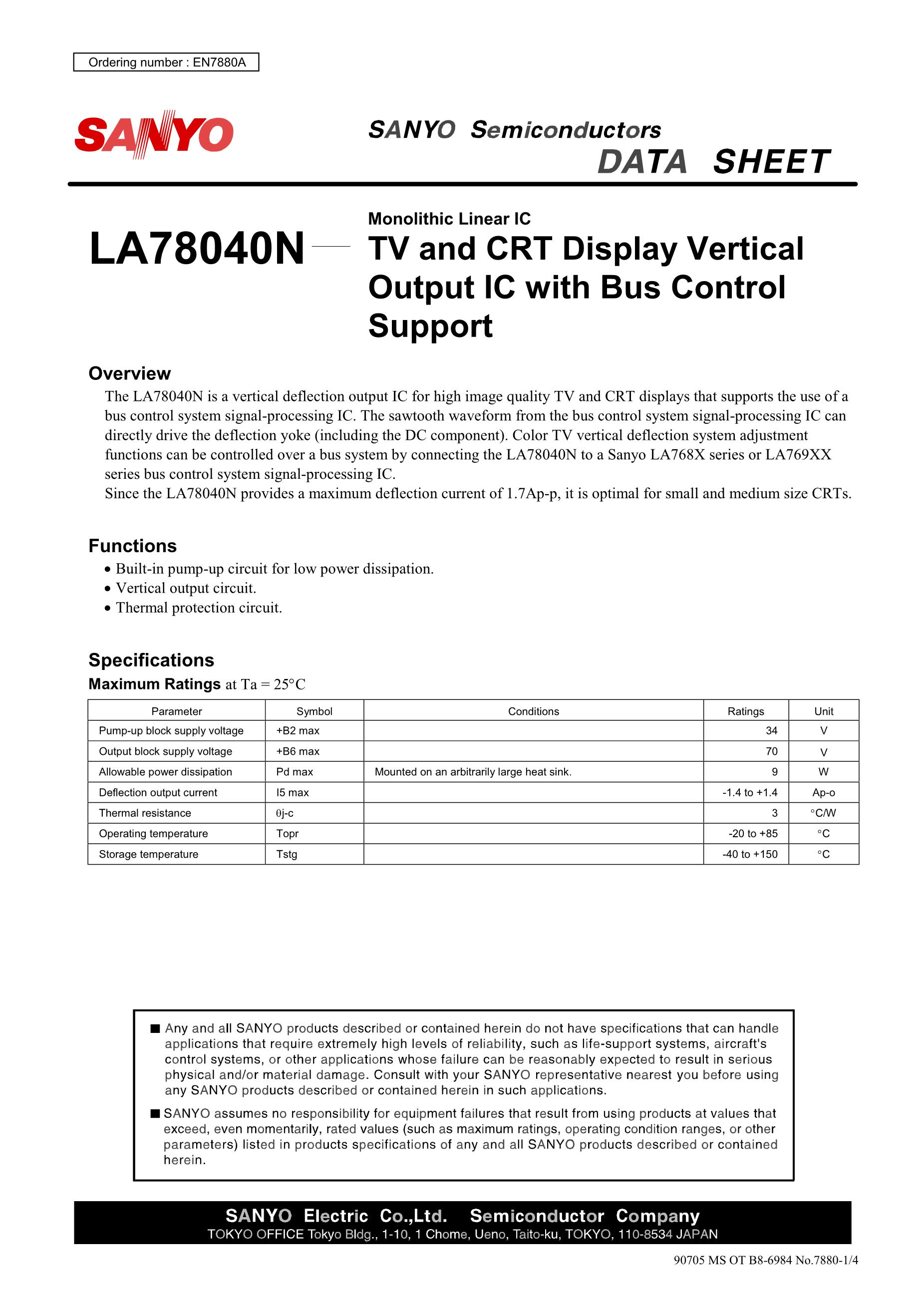 LA78040N's pdf picture 1