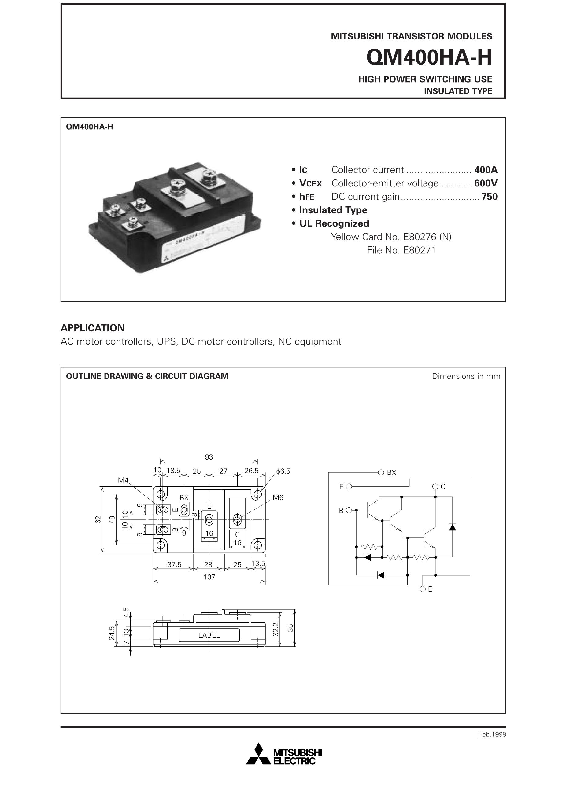 QM400HA-2HB's pdf picture 1