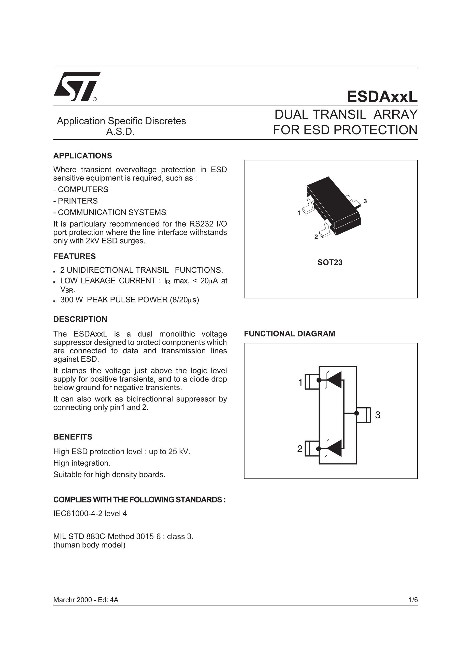 ESDA6V8V5-5/TR's pdf picture 1