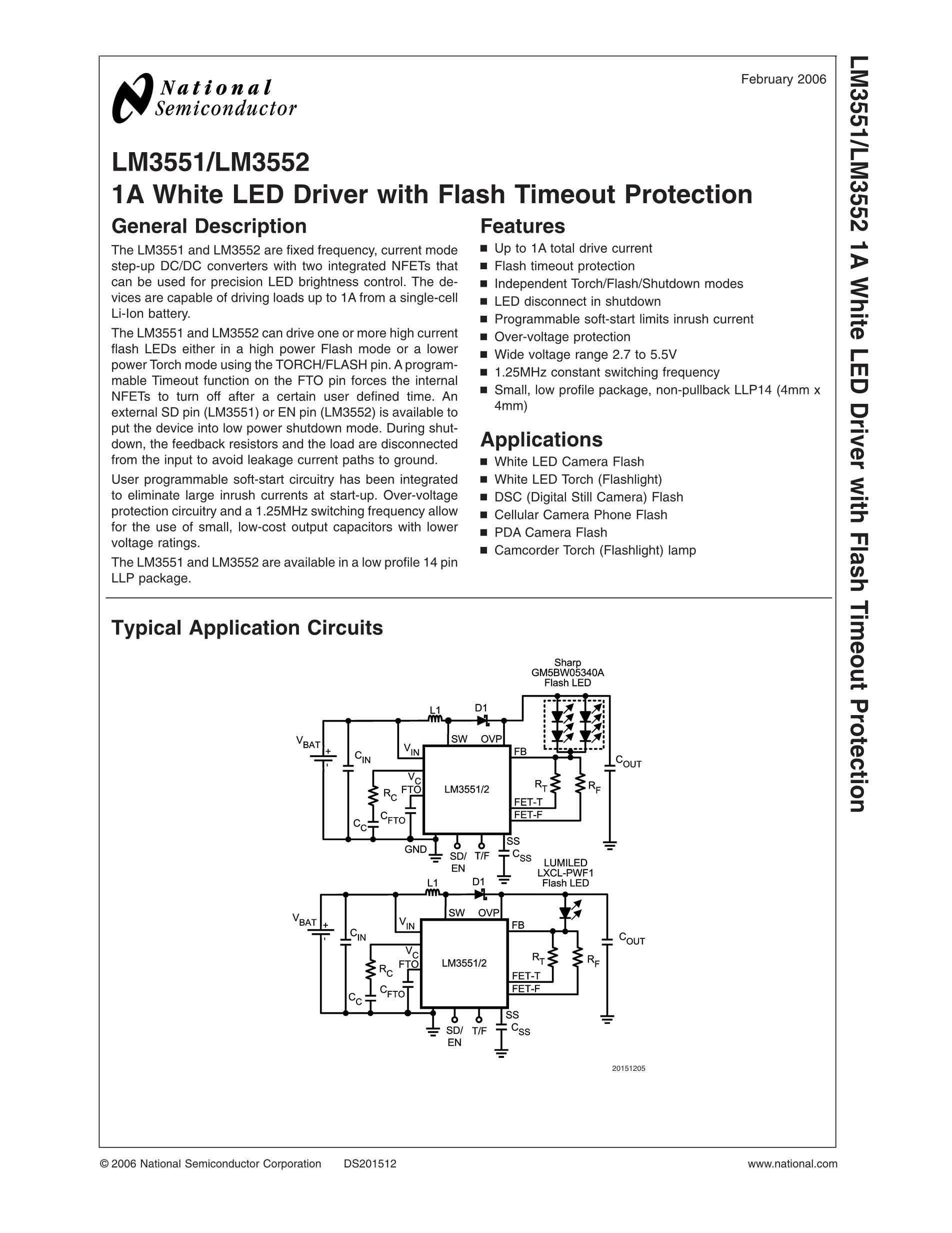LM3551SDX's pdf picture 1