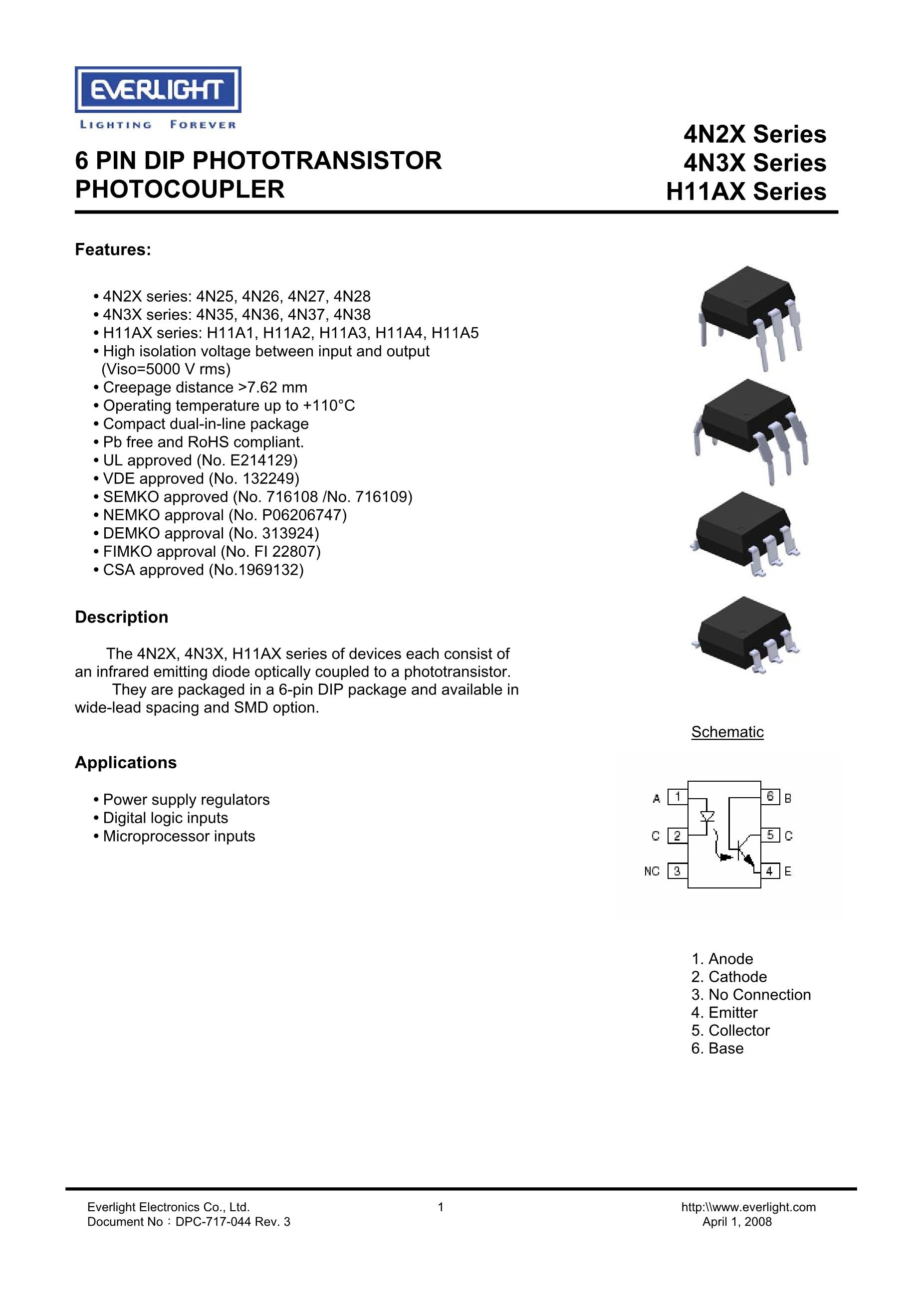 H11AA814A3SD's pdf picture 1