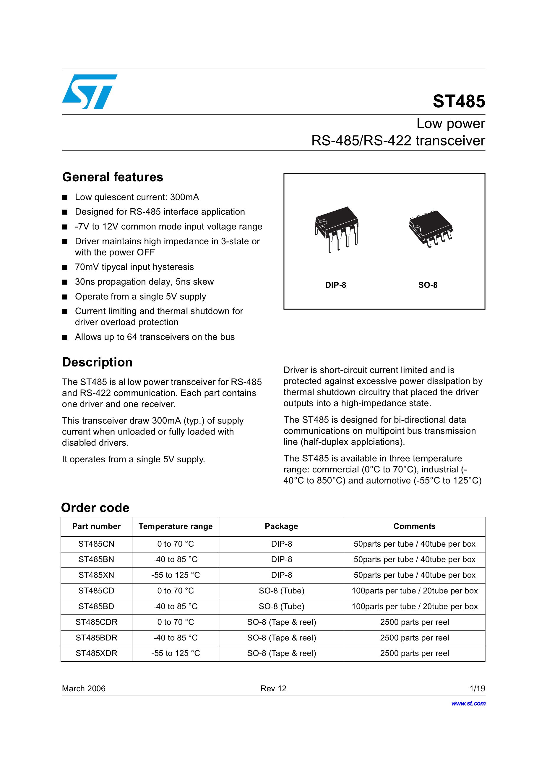 ST485CDR's pdf picture 1