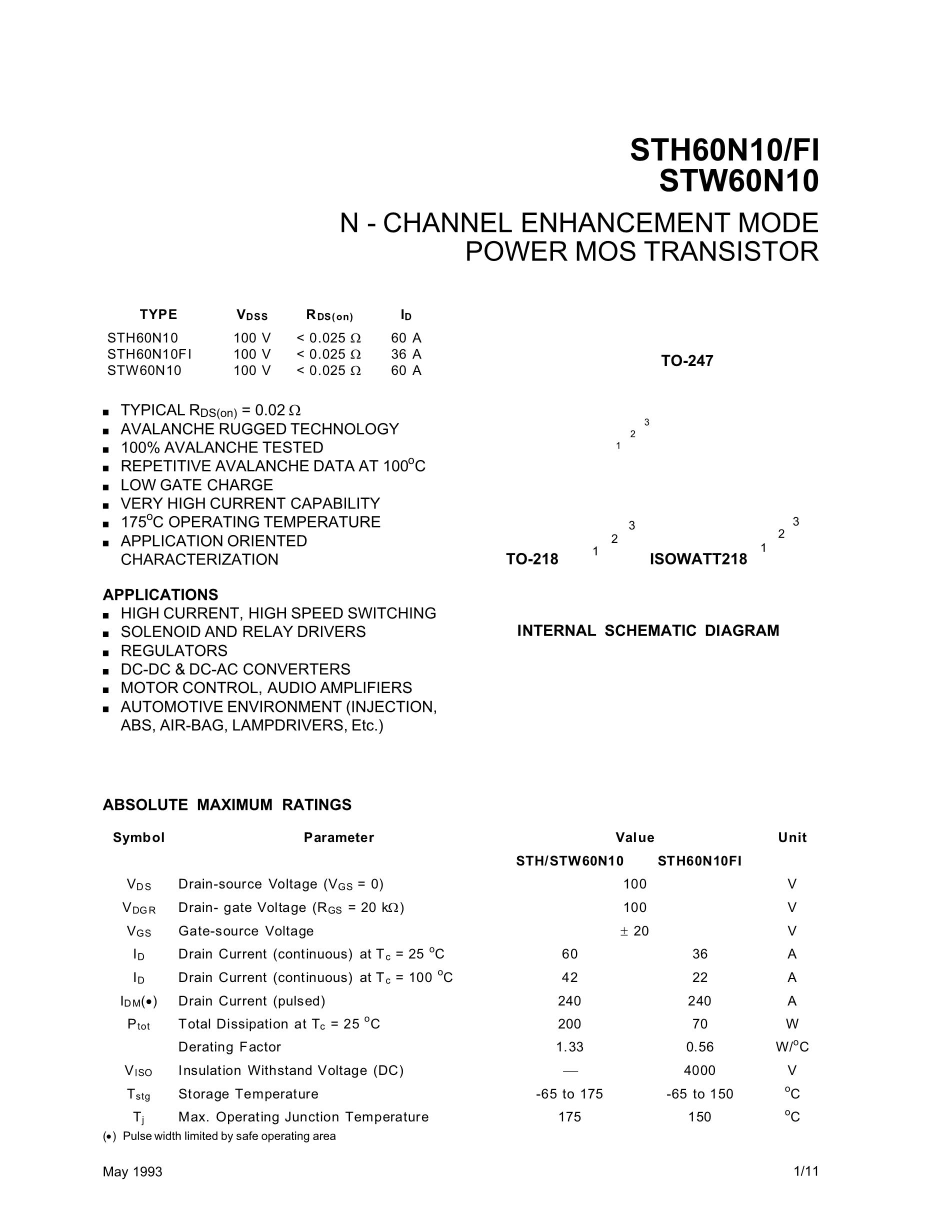 STW62N65M5's pdf picture 1