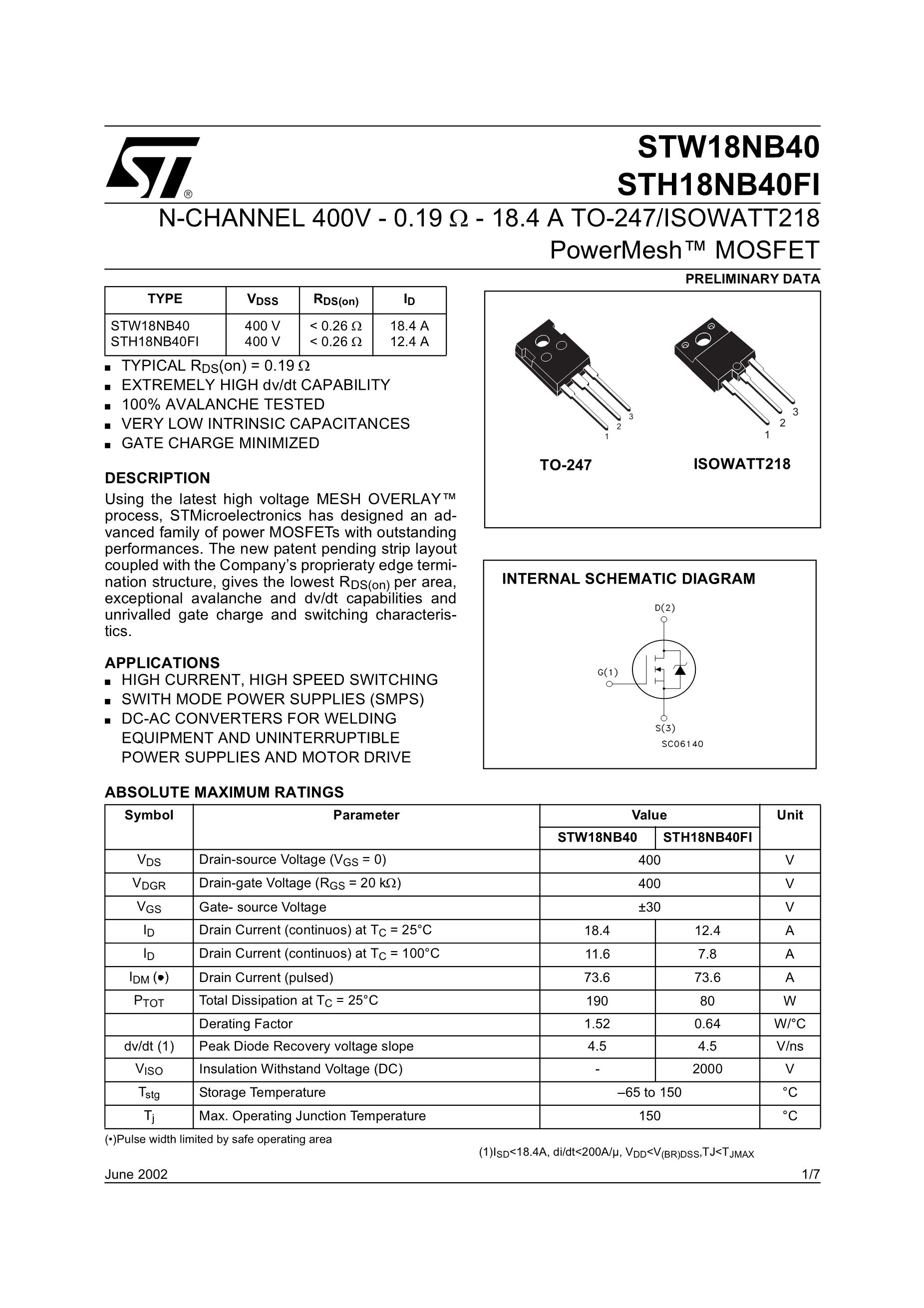 STH175N4F6-2AG's pdf picture 1