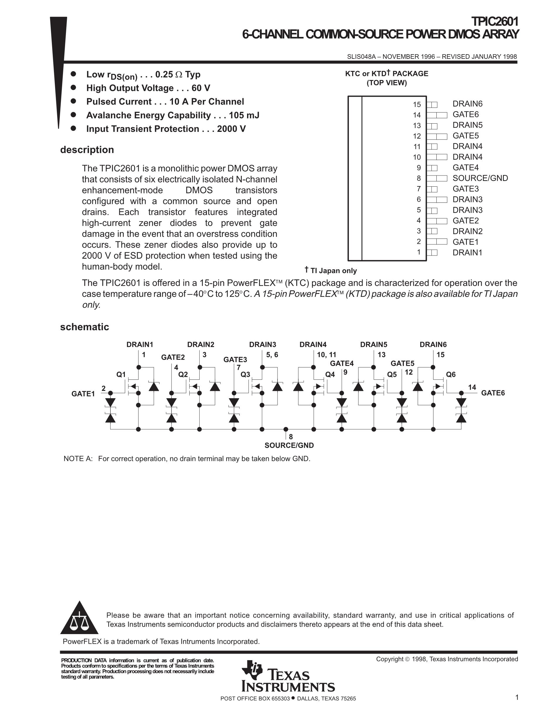TPIC6B596DWG4's pdf picture 1