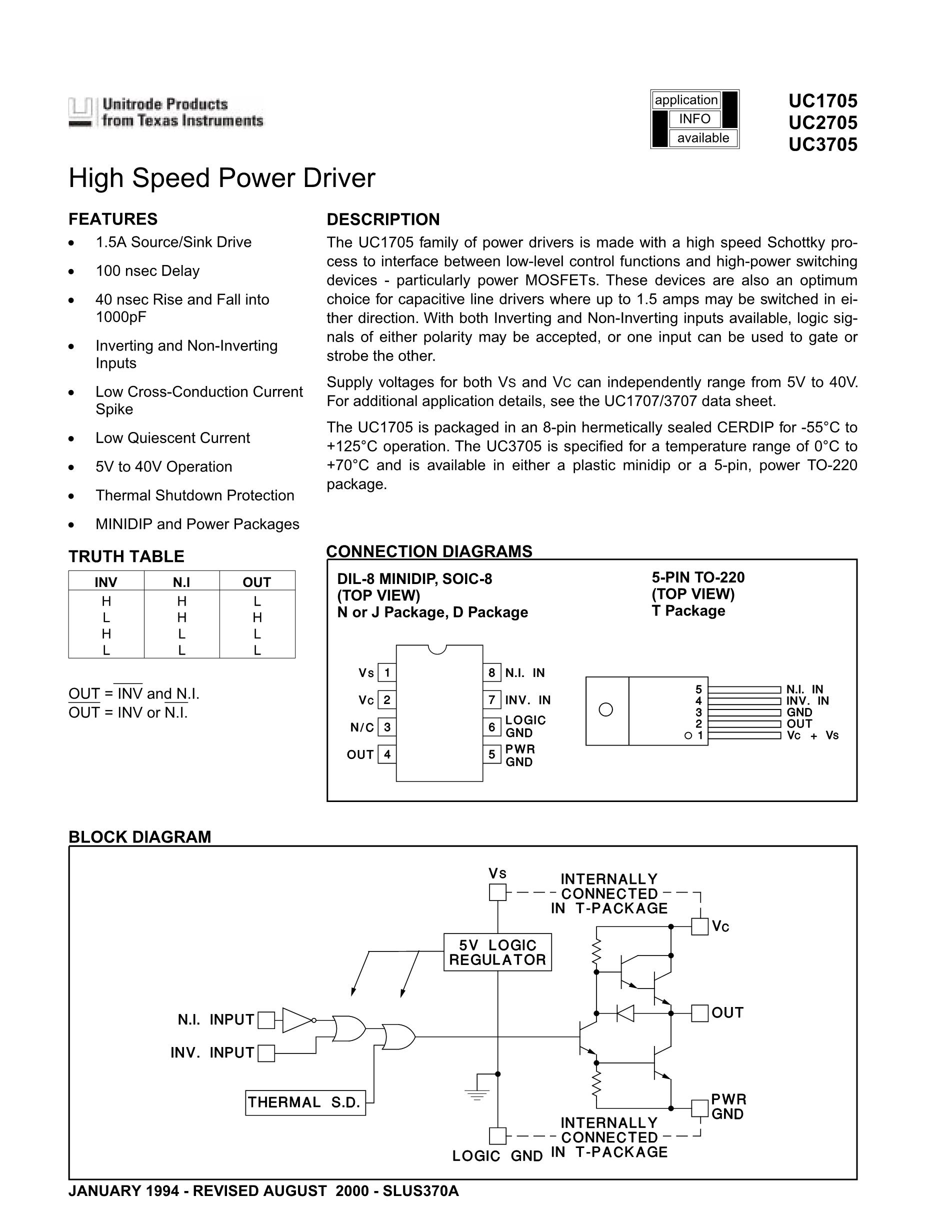 UC3705N's pdf picture 1
