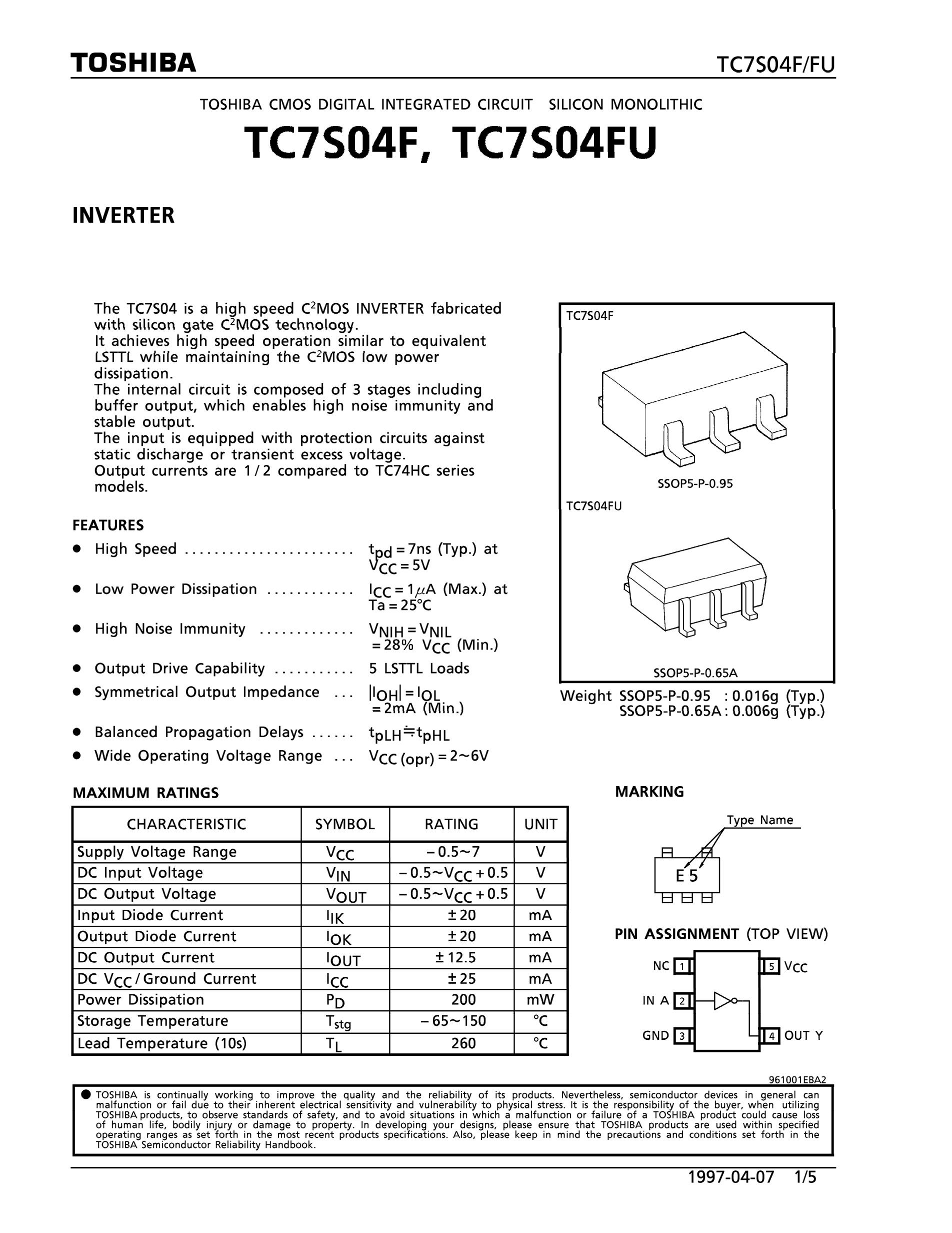 TC7SH34FE's pdf picture 1