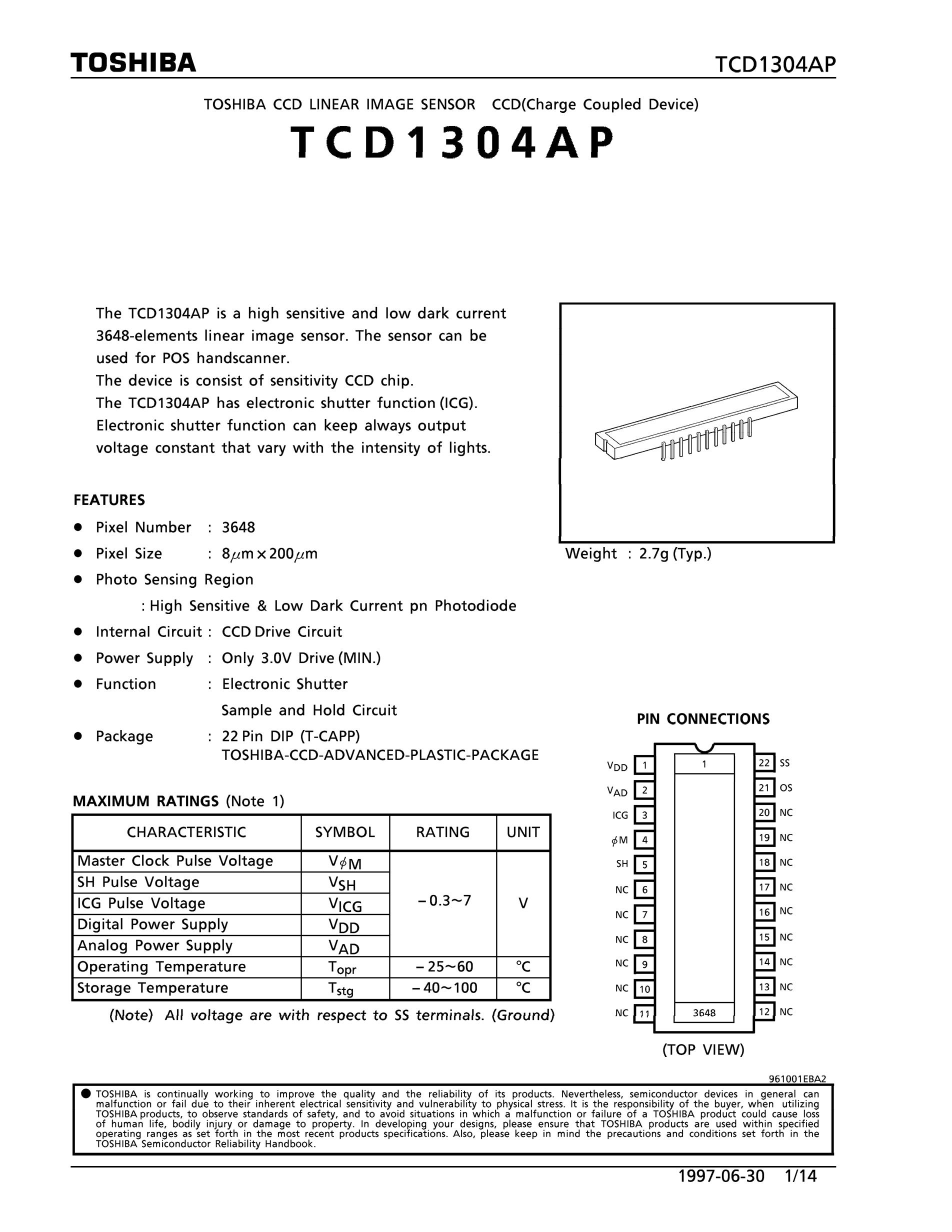 TCD1501DGZ's pdf picture 1